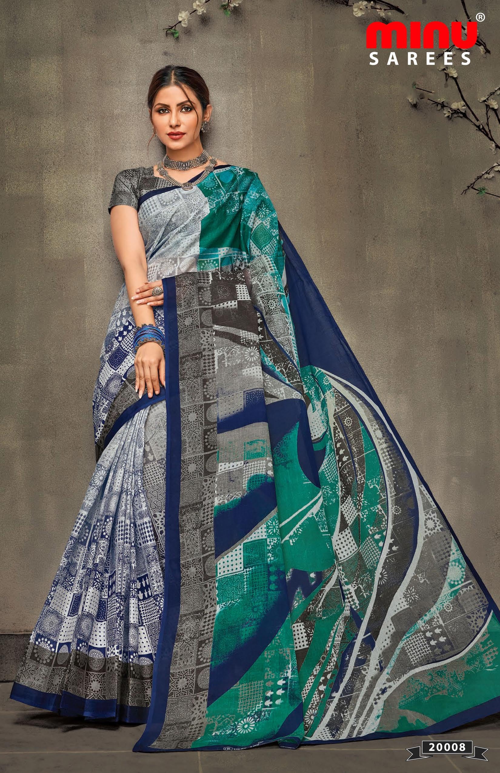 Low prices printed saree for wholesalers