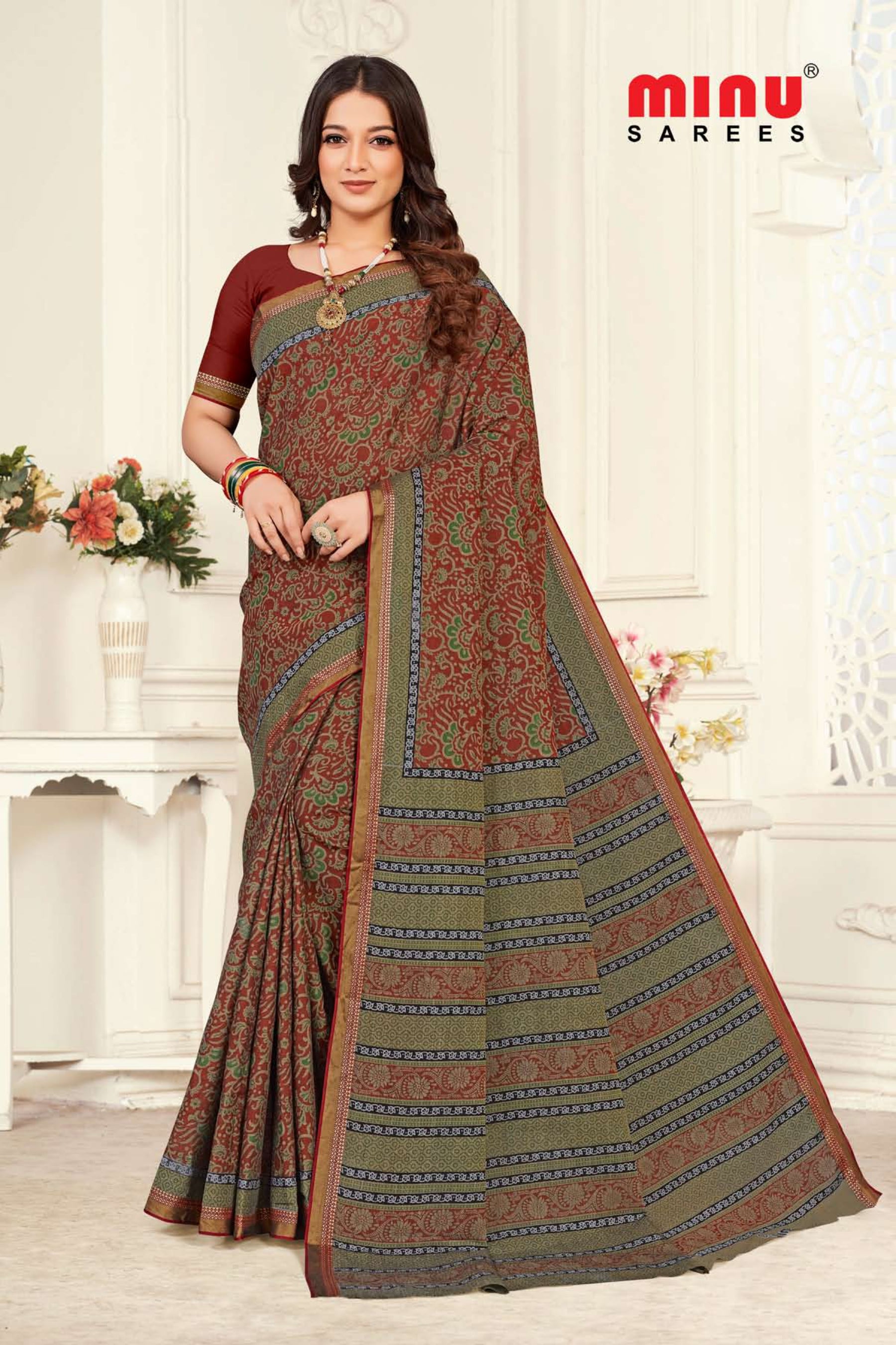 best offers on pure cotton saree for wholesalers