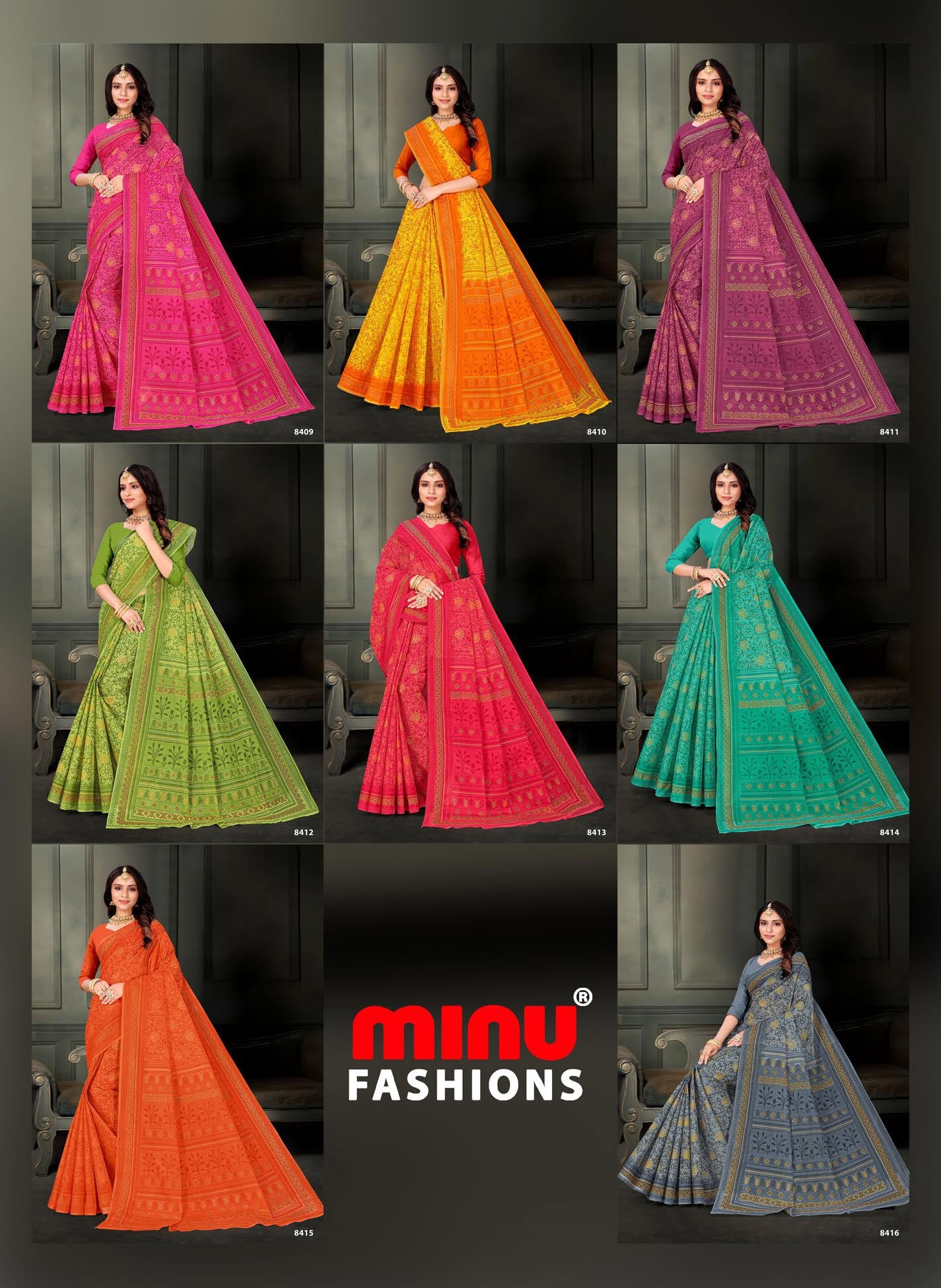 Saree Mumtaz Vol-08 (8 Pcs Set)