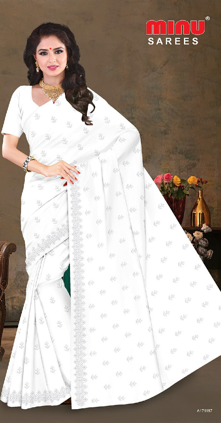 Embroidered Saree Nirmala EMB (Special Rate) (8P)