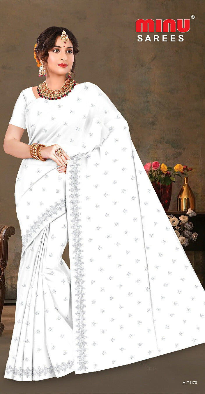 Embroidered Saree Nirmala EMB (Special Rate) (8P)