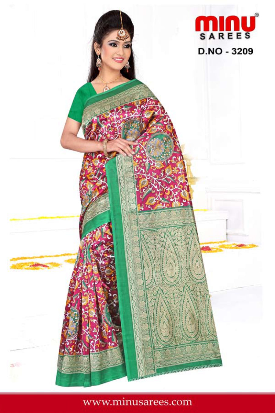 Fancy Saree- Opera Gulab(8P)