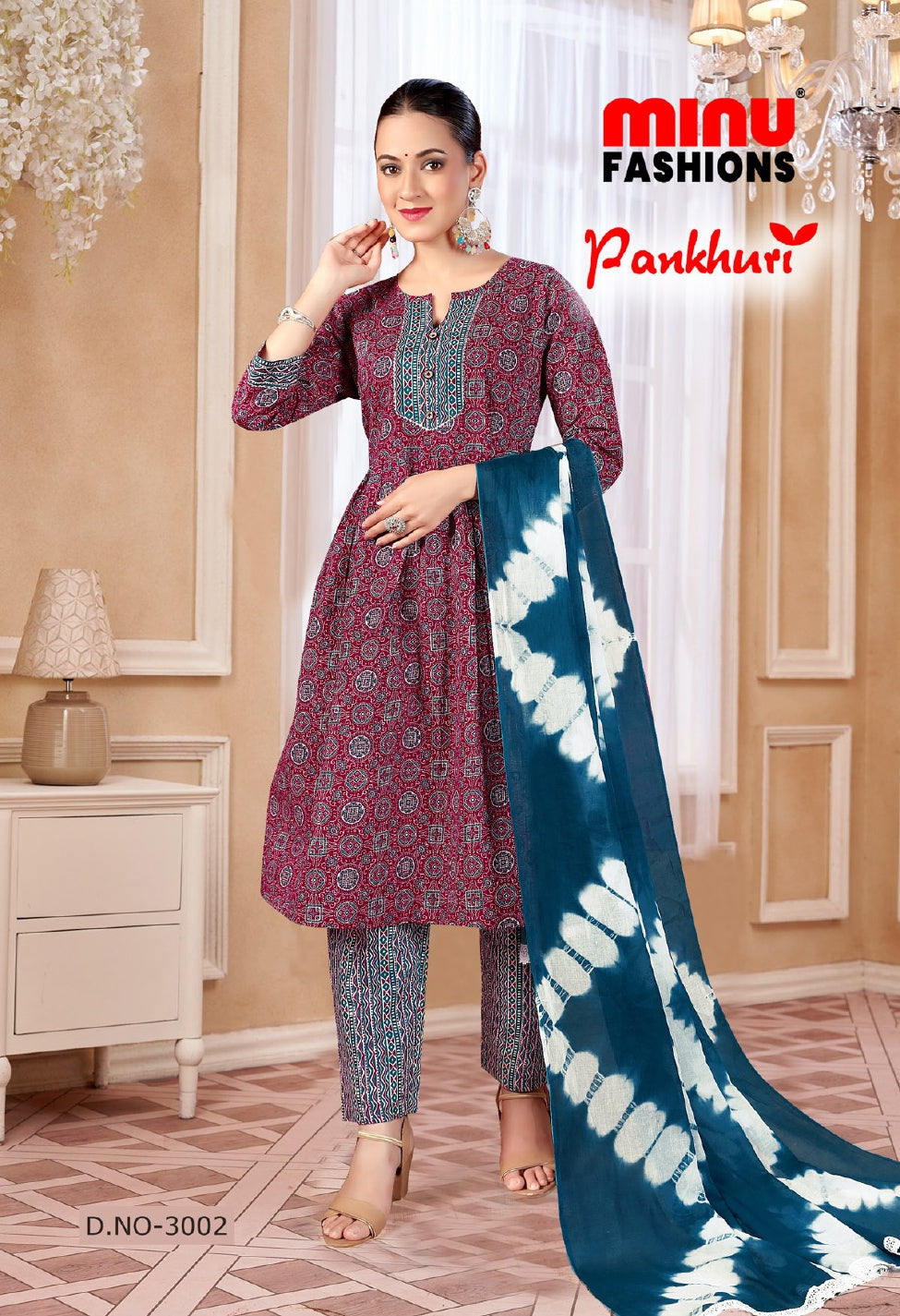 Stitched Suit Pankhuri (Vol-03) - 10 Pcs Set