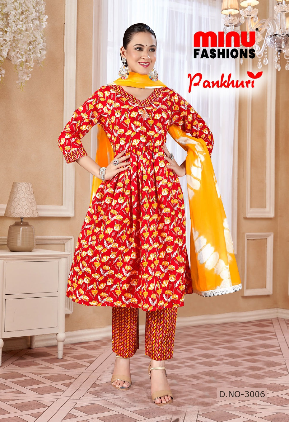 Stitched Suit Pankhuri (Vol-03) - 10 Pcs Set