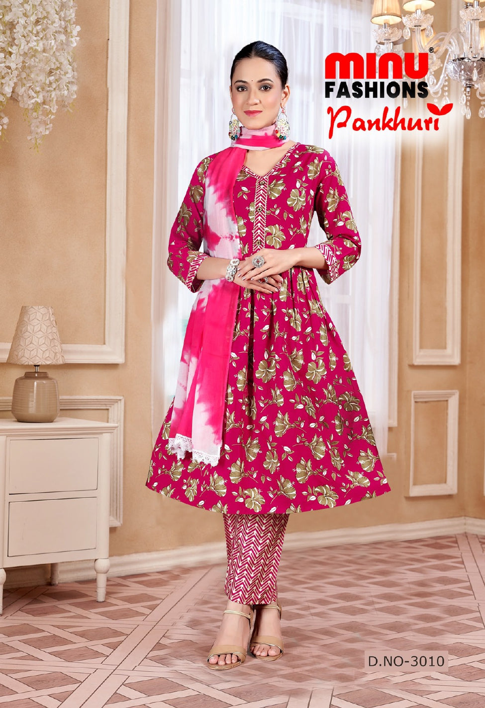 Stitched Suit Pankhuri (Vol-03) - 10 Pcs Set