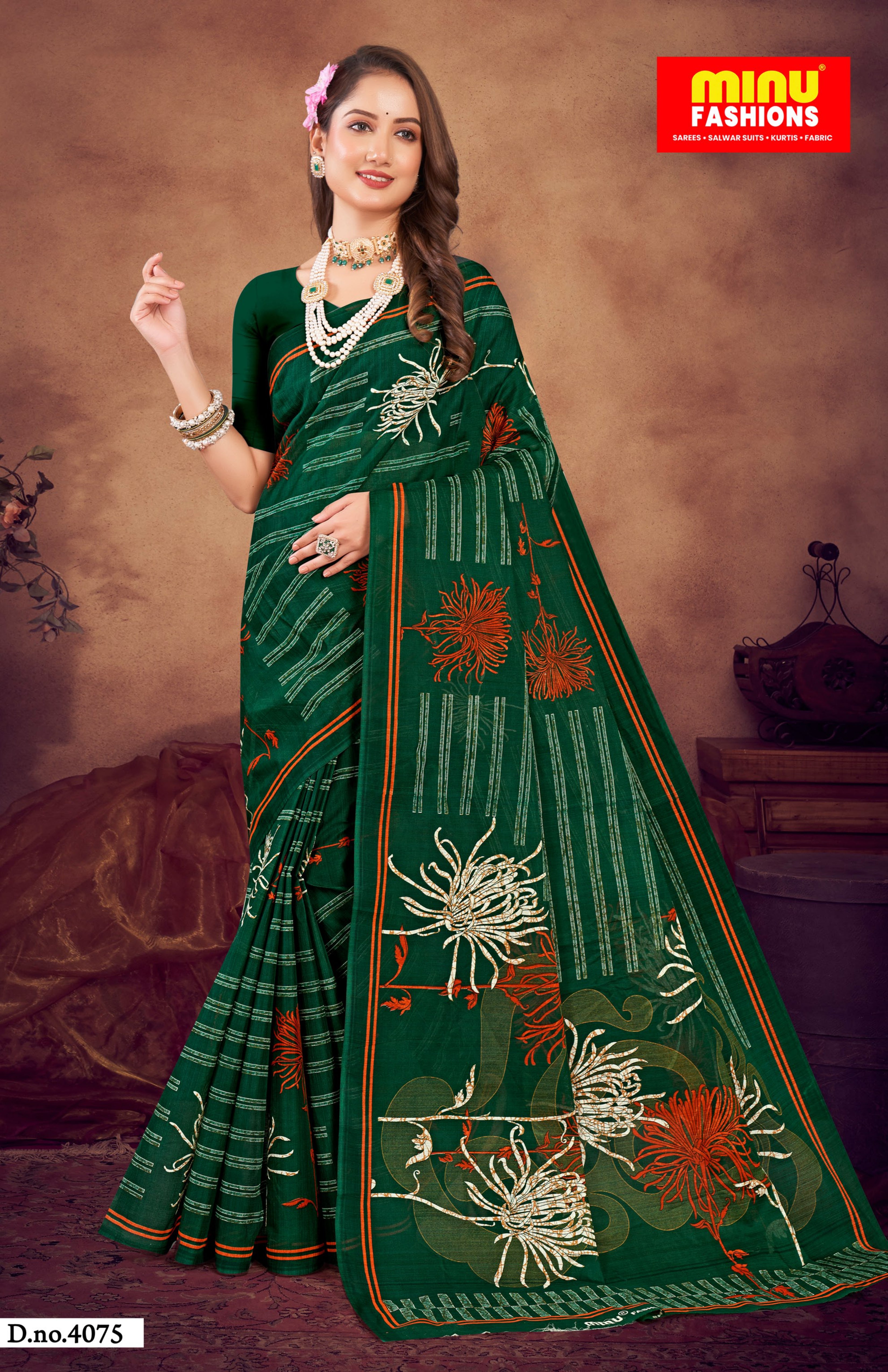 Malai Cotton Saree Priyatama (Vol-13) - 8 Pcs Set