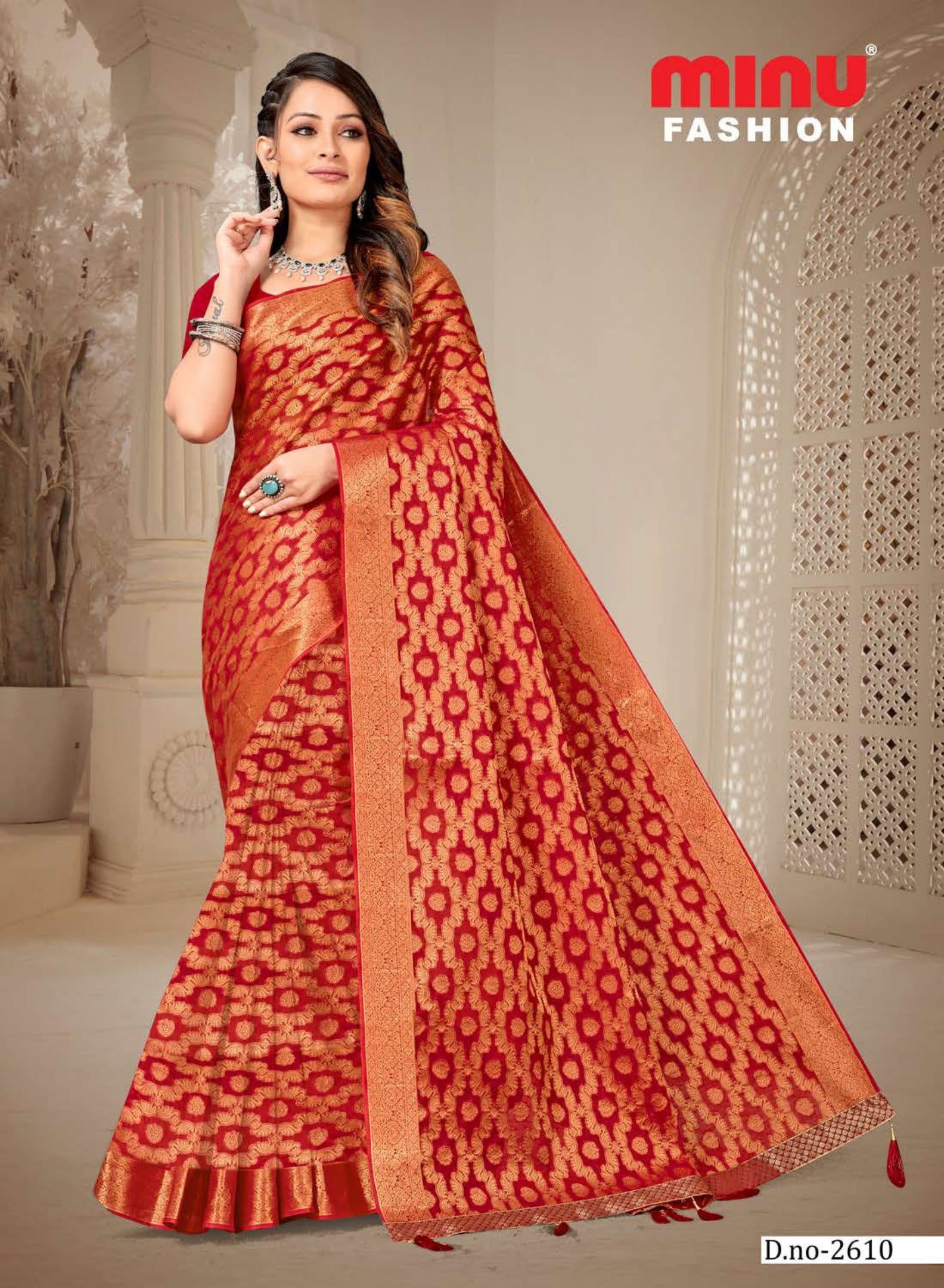 Embroidered Saree- Pure & Real vol-20 (8P)