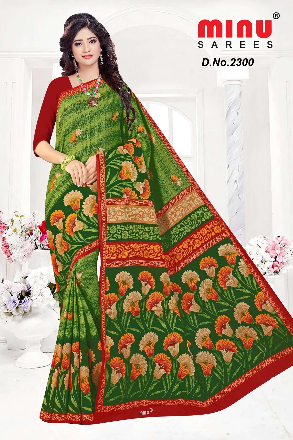 Women's printed saree for wholesale online
