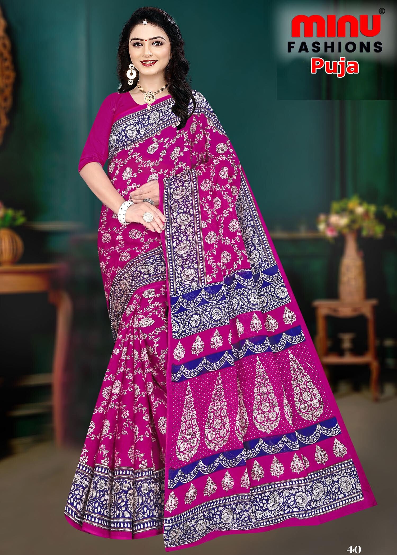 Puja Saree (Special Rate) (15P)