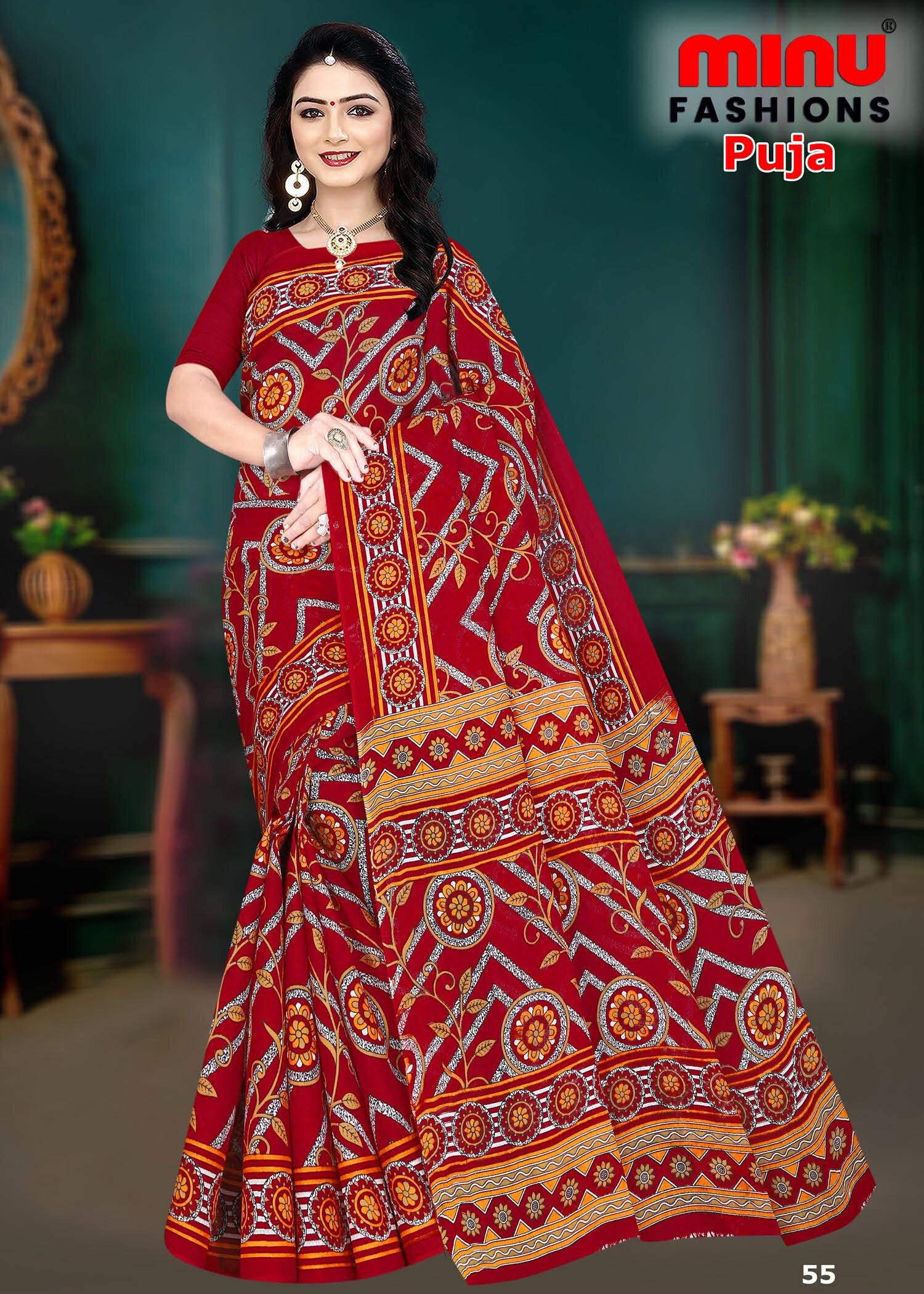 Puja Saree (Special Rate) (15P)