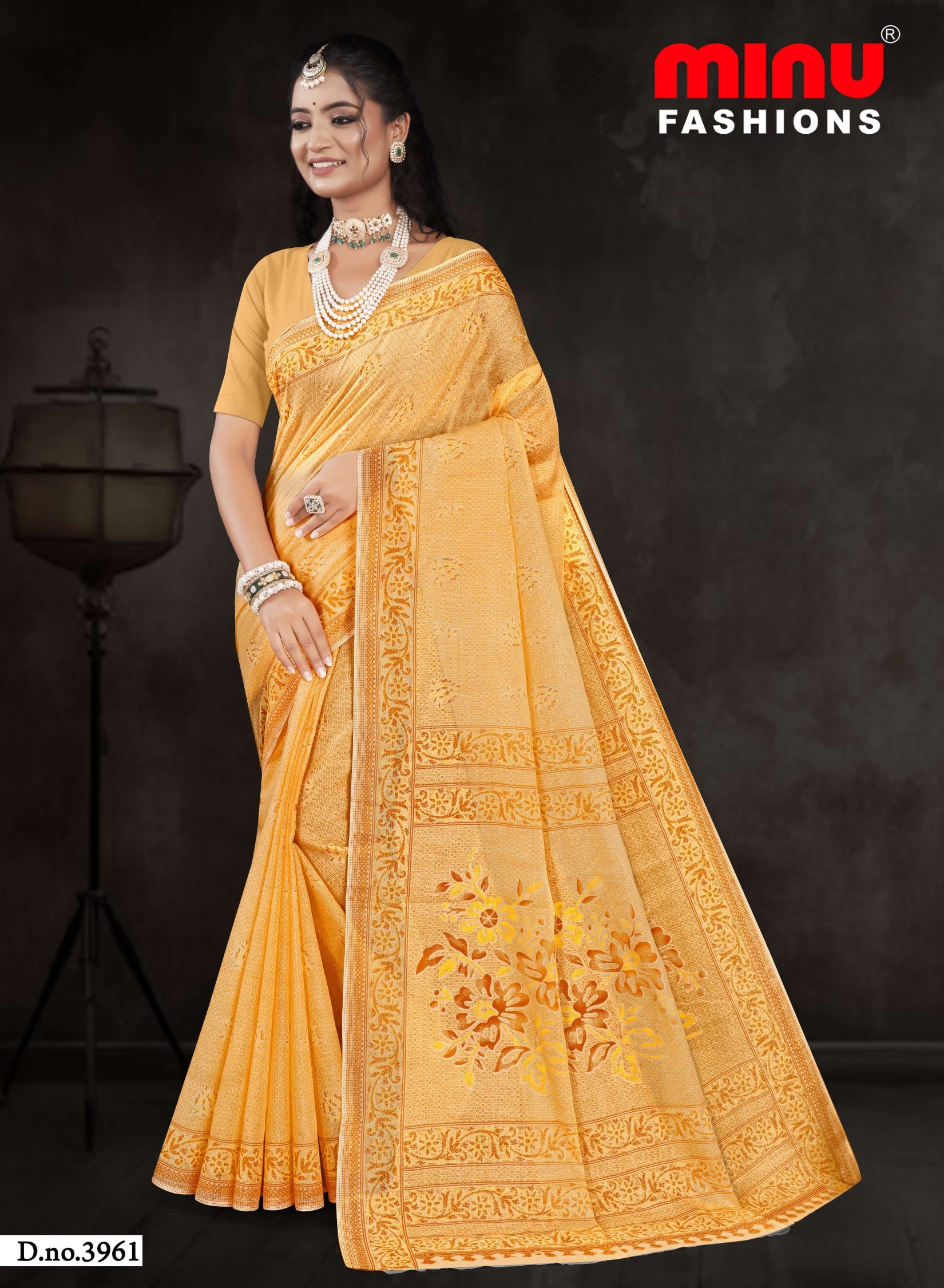 Printed Cotton Saree Rajanya Pestal Vol-2 (8 Pcs)