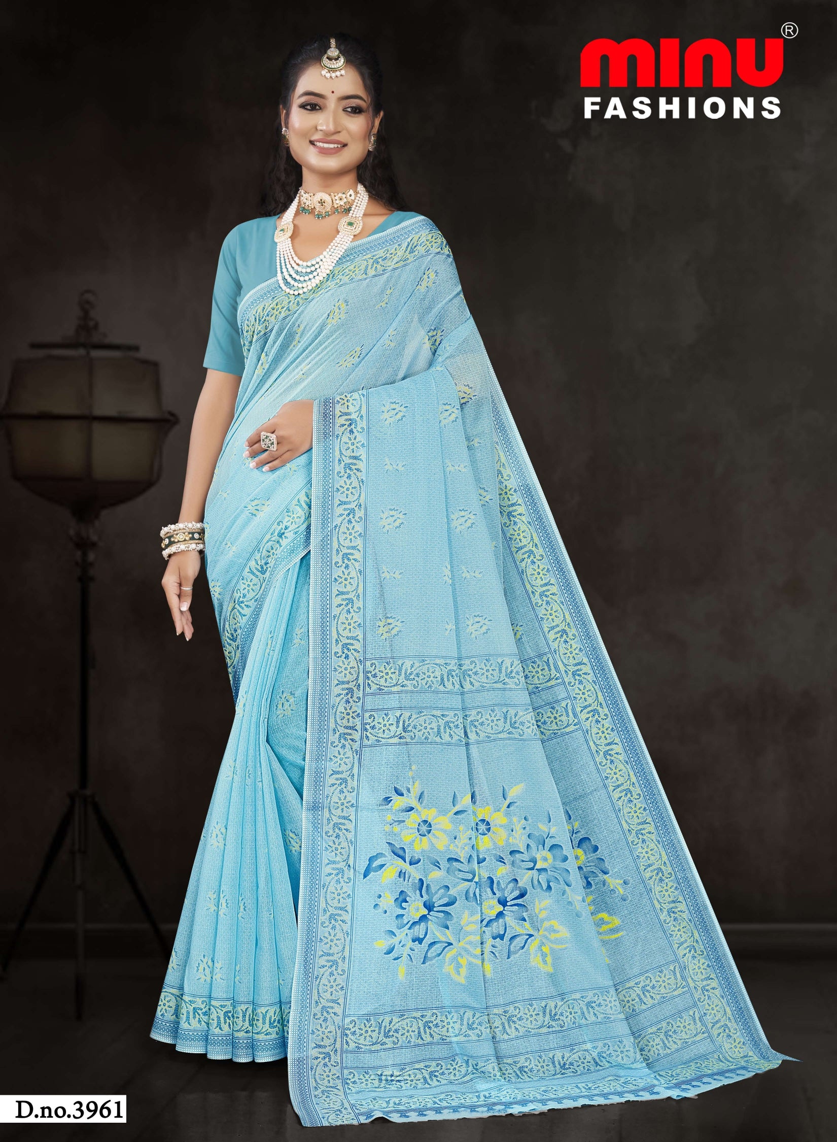 Printed Cotton Saree Rajanya Pestal Vol-2 (8 Pcs)