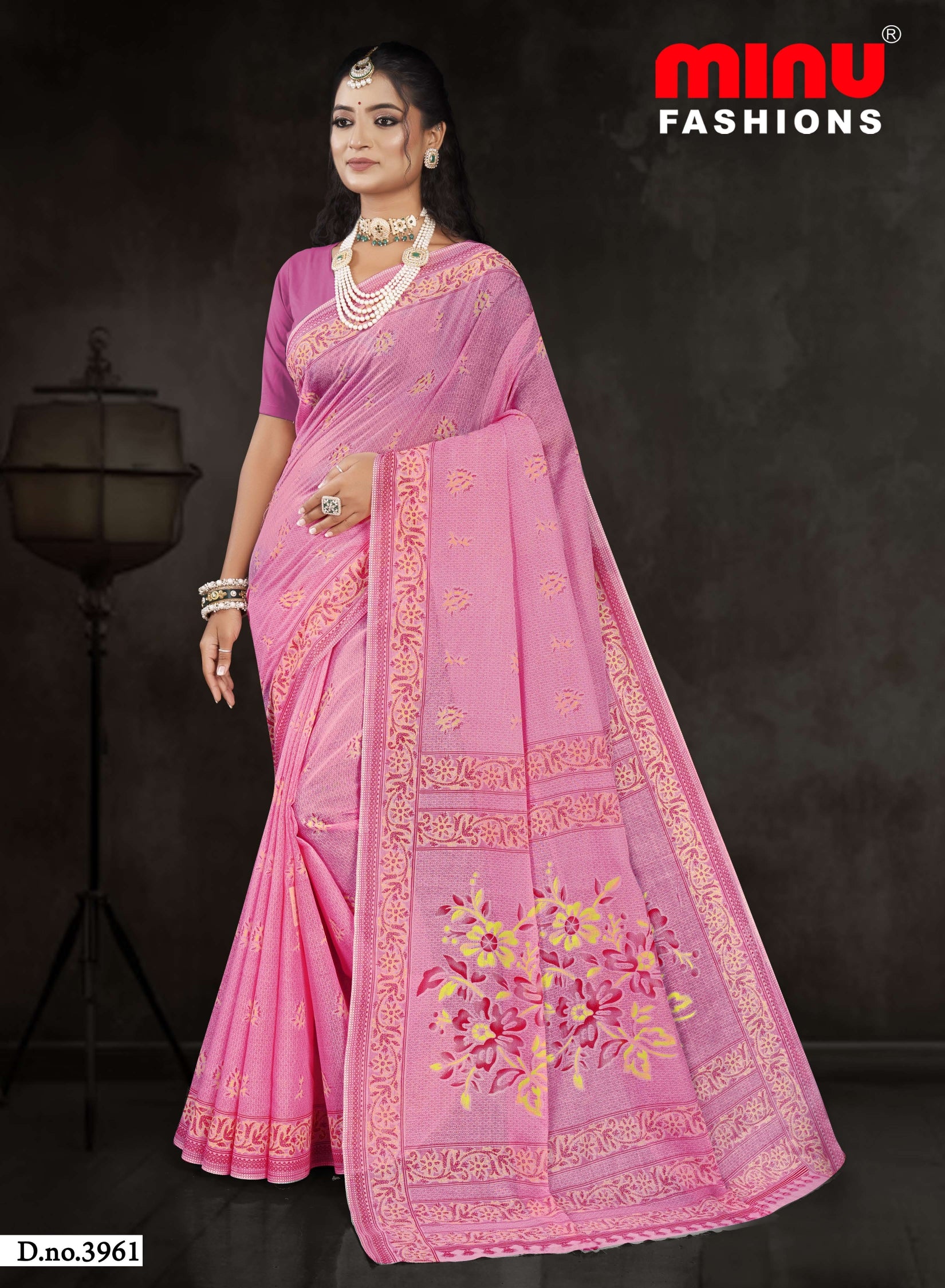 Printed Cotton Saree Rajanya Pestal Vol-2 (8 Pcs)
