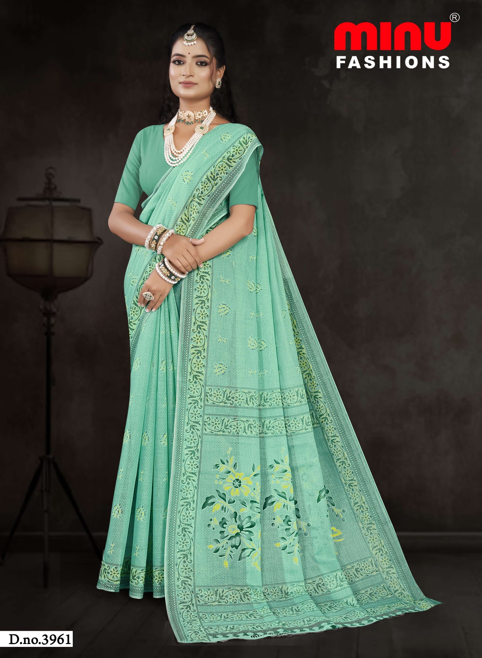 Printed Cotton Saree Rajanya Pestal Vol-2 (8 Pcs)