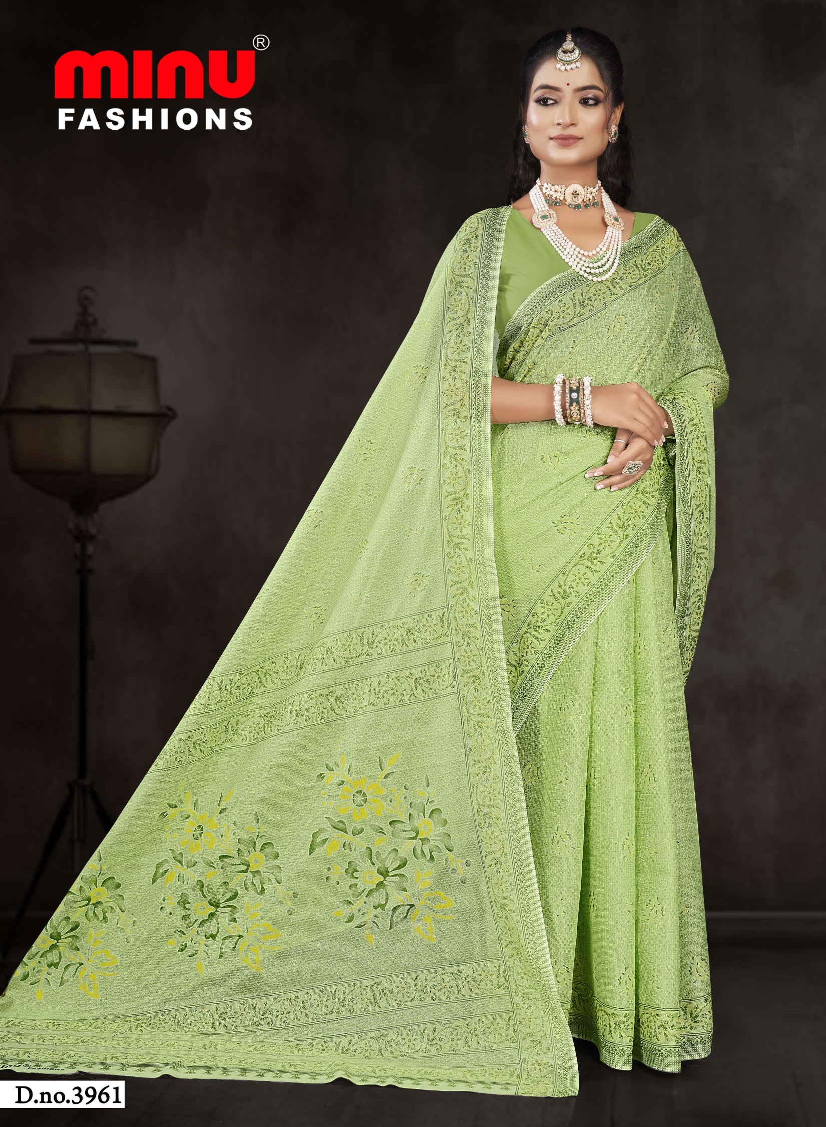 Printed Cotton Saree Rajanya Pestal Vol-2 (8 Pcs)