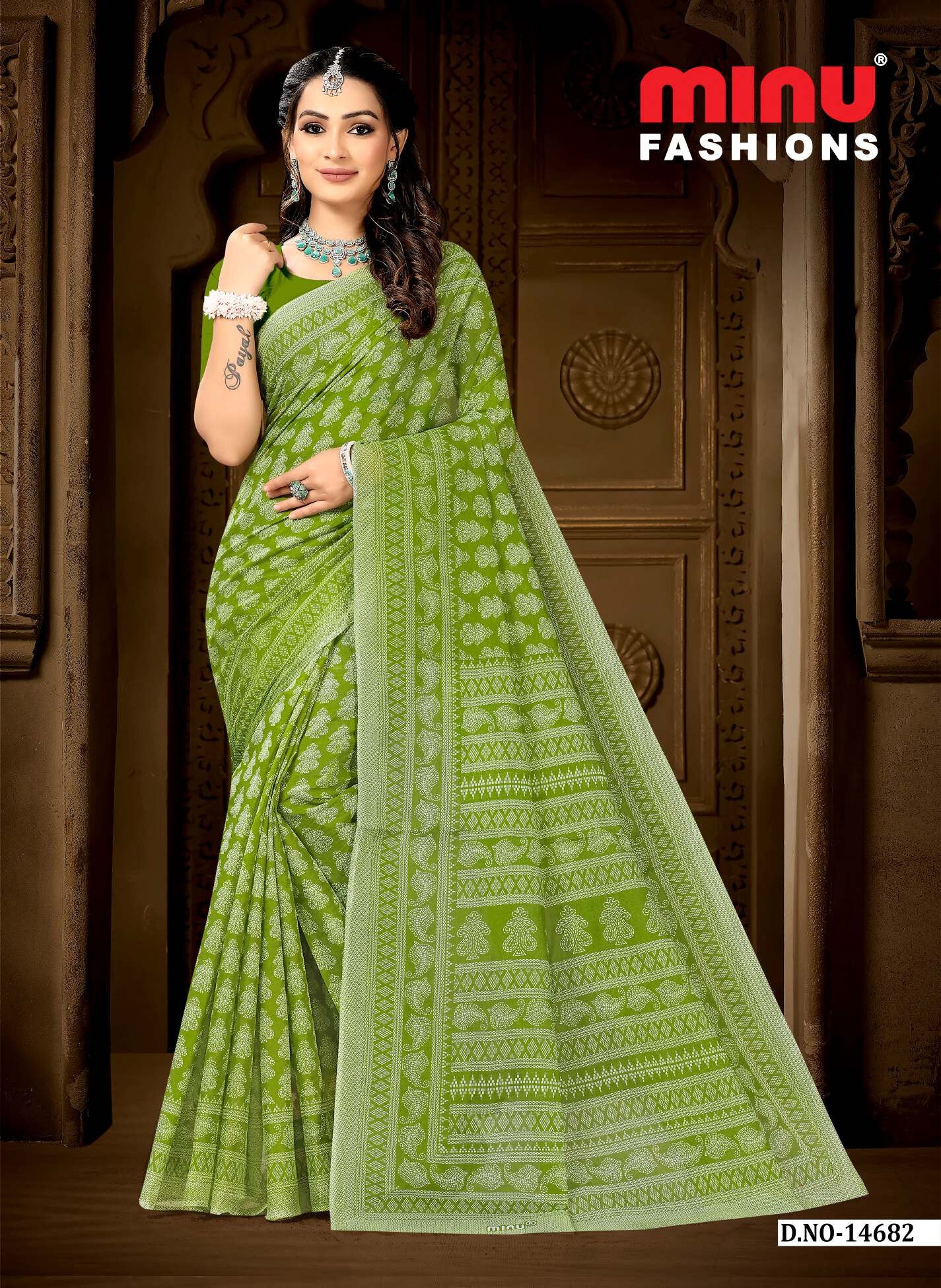 Rajanya Pestal Saree (10pcs)