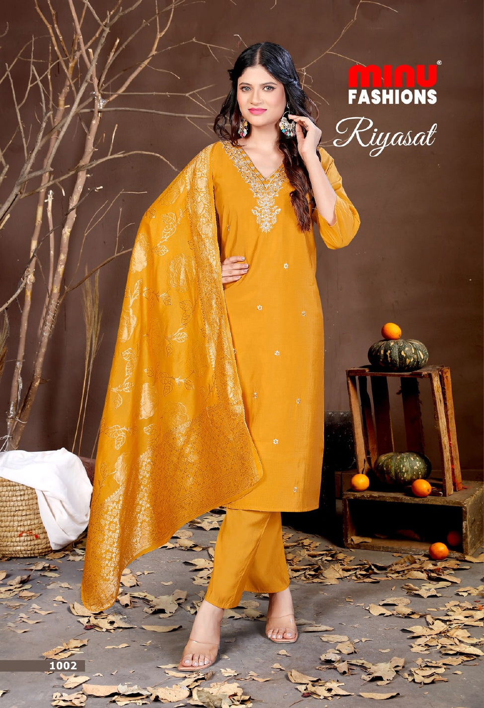 Riyasat (Vol - 01) Stitched Suit (8 Pcs)