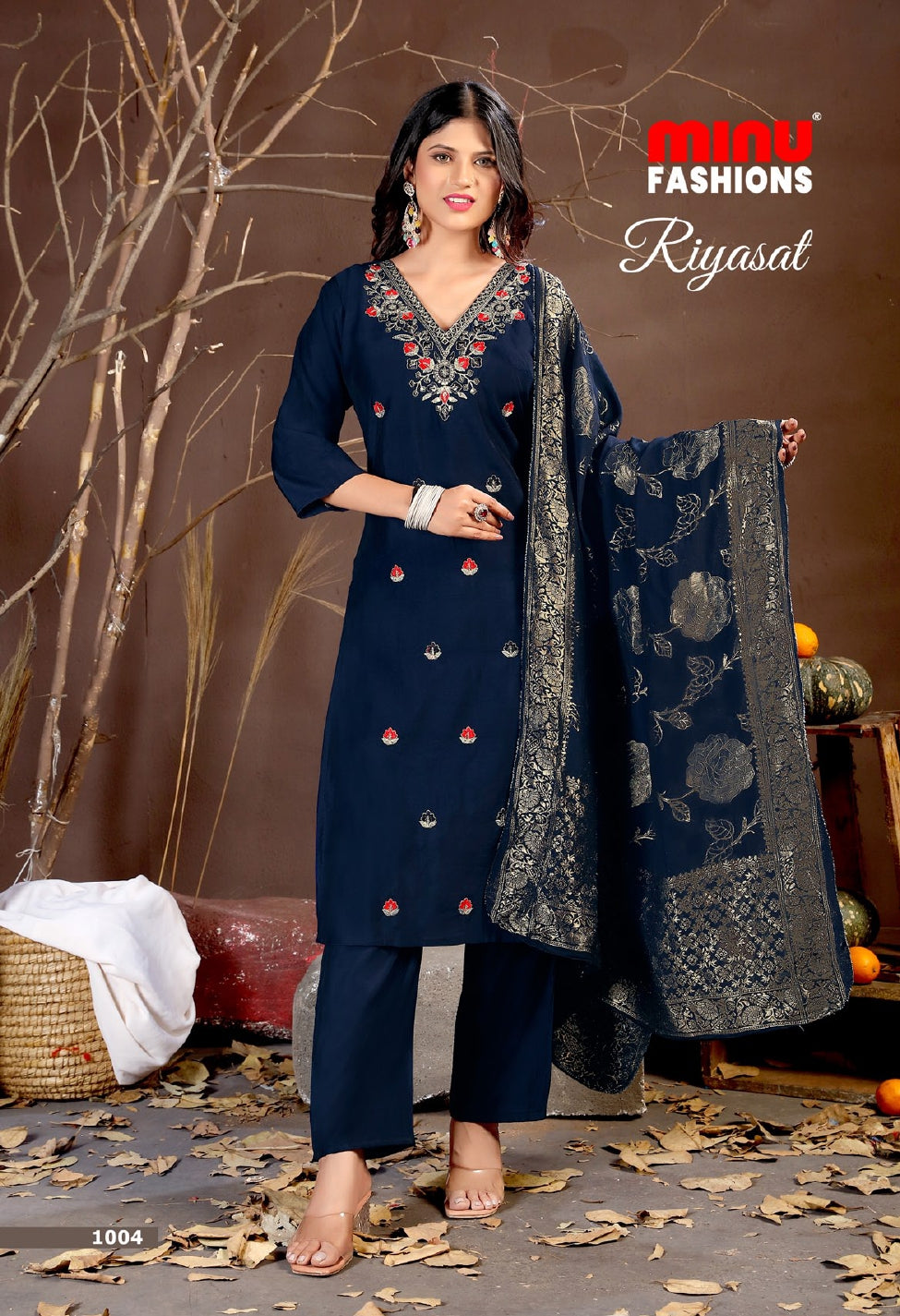 Riyasat (Vol - 01) Stitched Suit (8 Pcs)