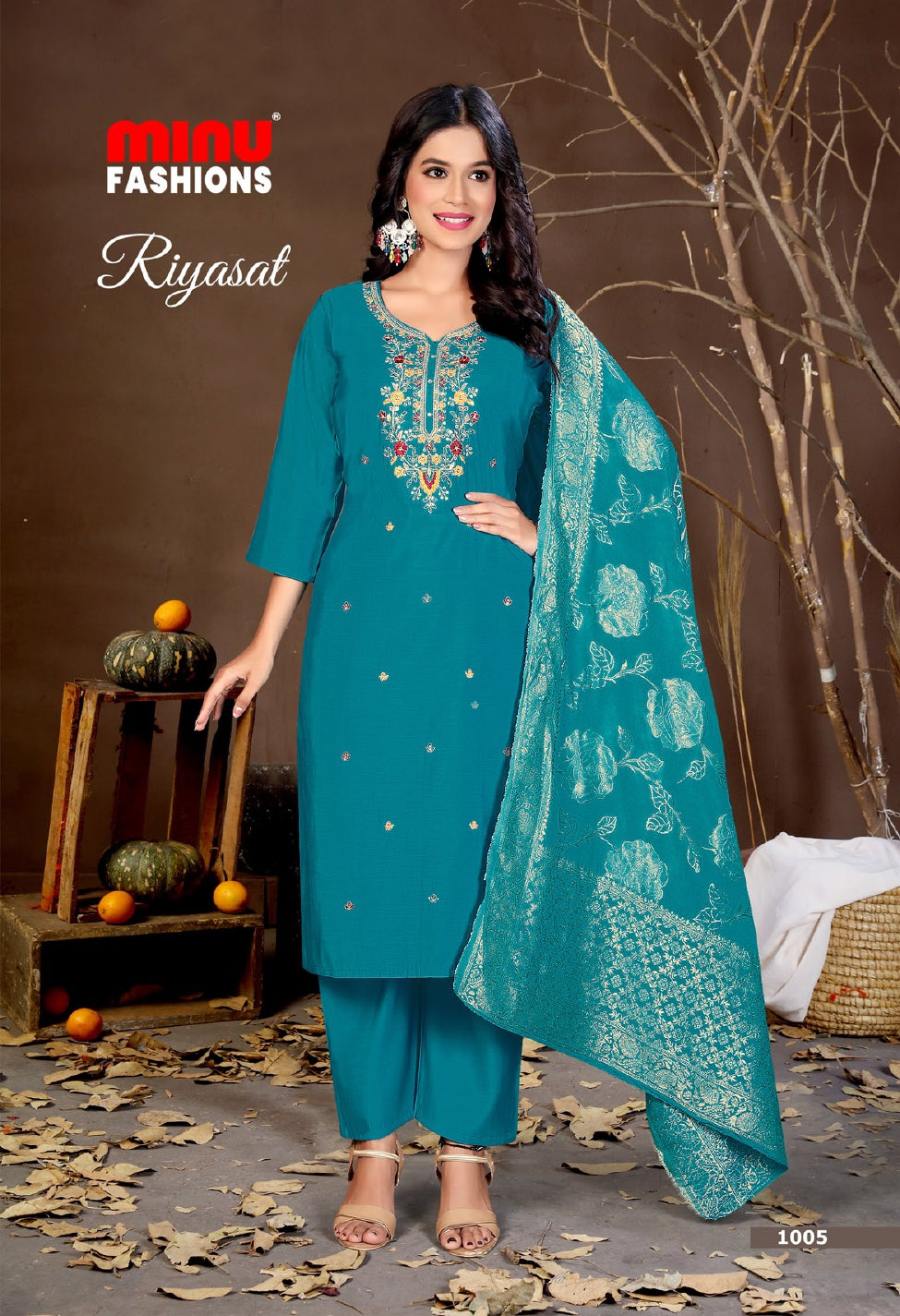 Riyasat (Vol - 01) Stitched Suit (8 Pcs)