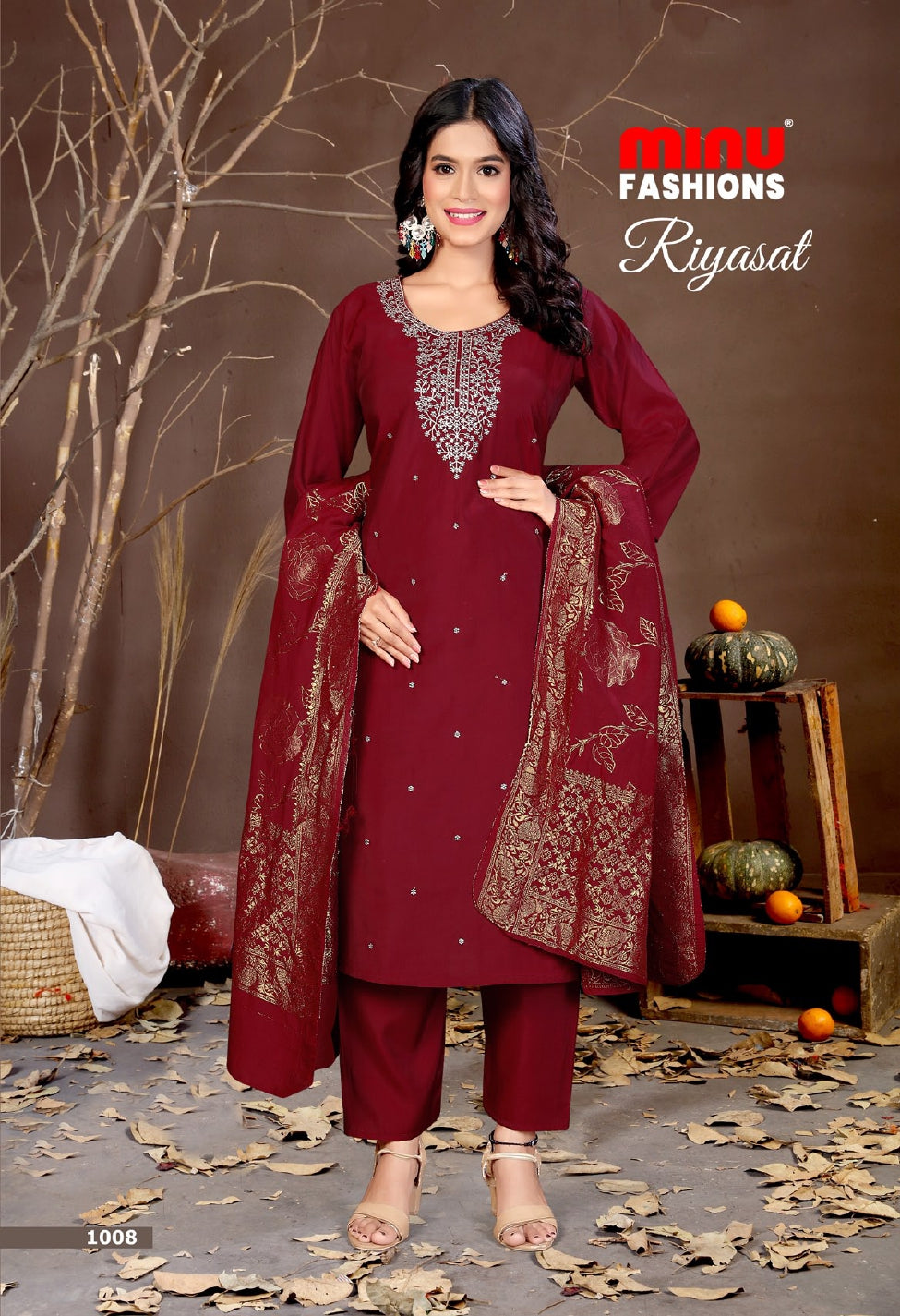 Riyasat (Vol - 01) Stitched Suit (8 Pcs)