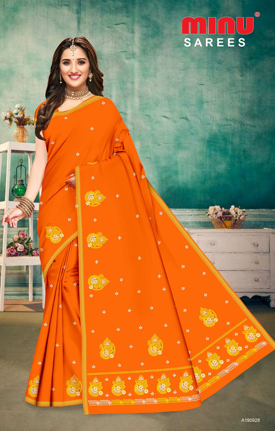 Sayema EMB Saree (Special Rate) (8P)