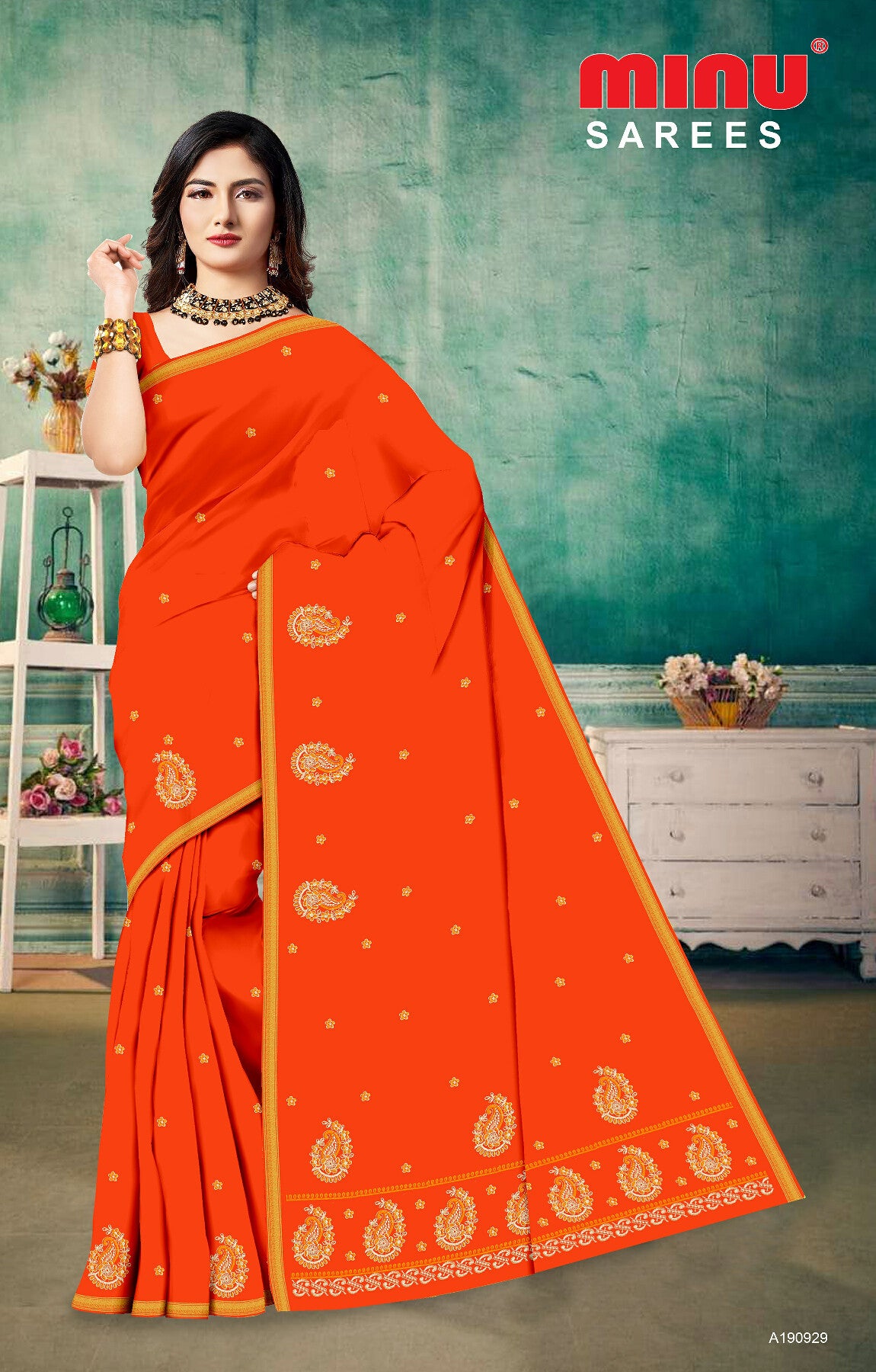 Sayema EMB Saree (Special Rate) (8P)