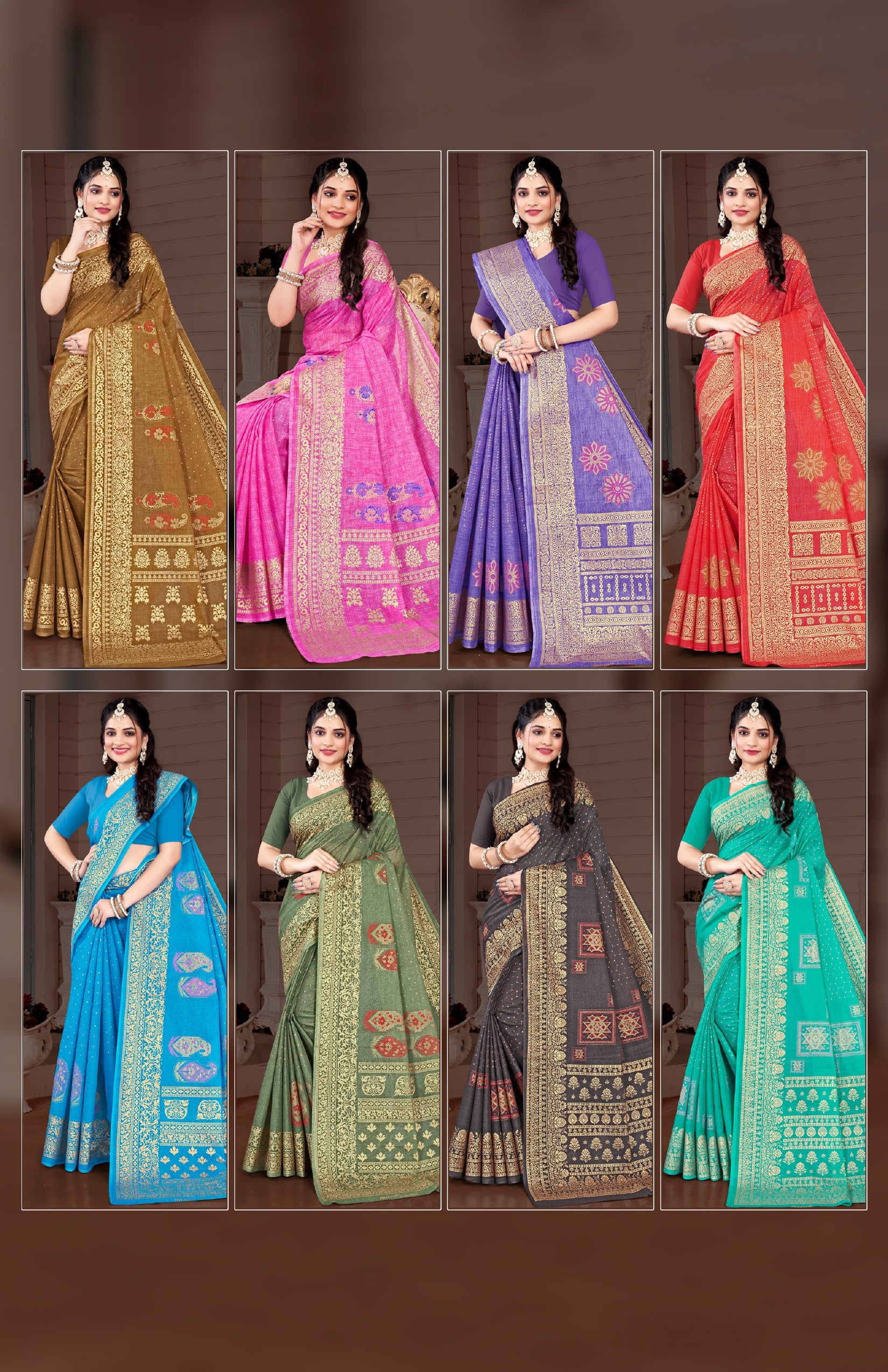 Saree Sonakshi Vol-2 (8 Pcs)