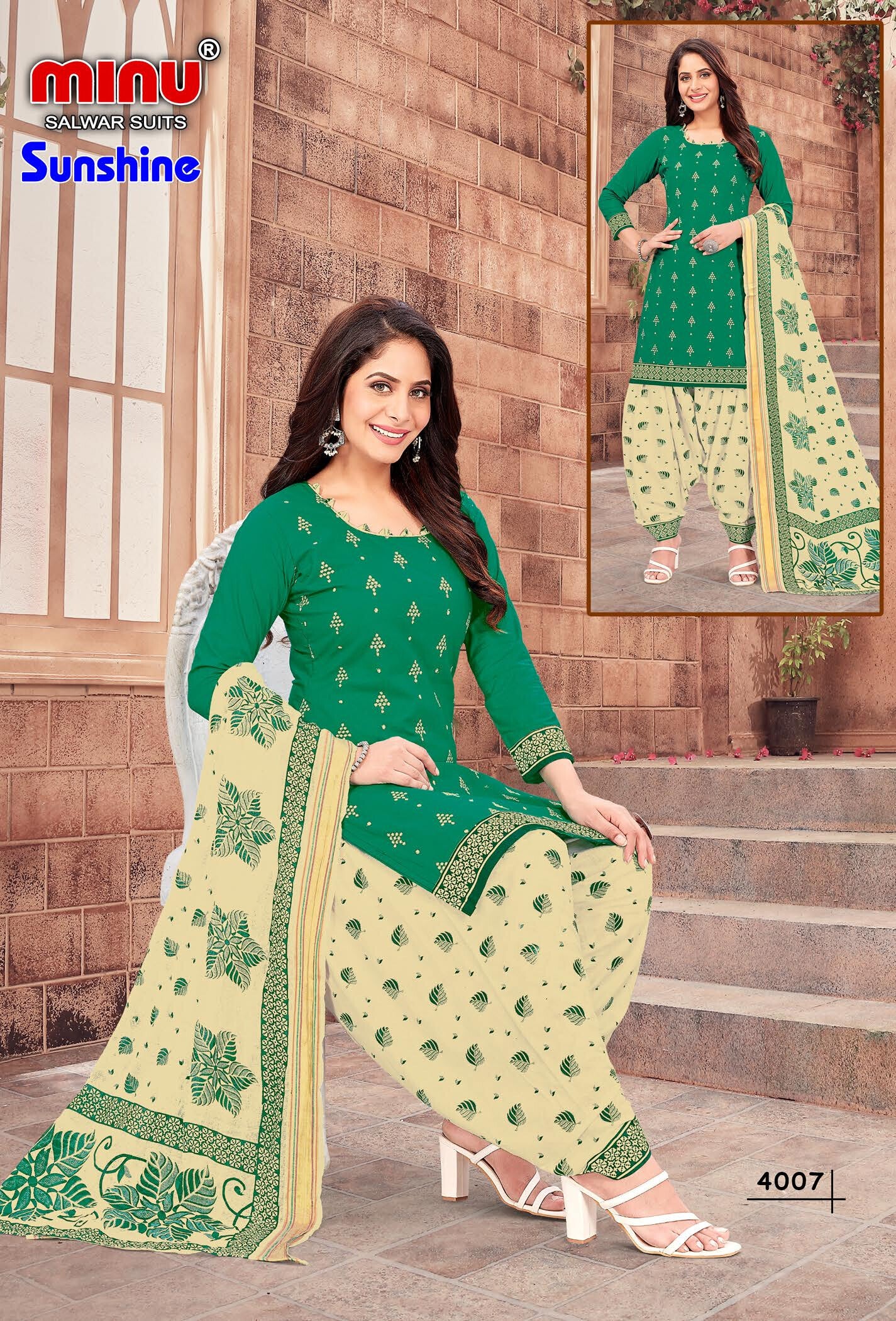 green cotton wholesale salwar suit