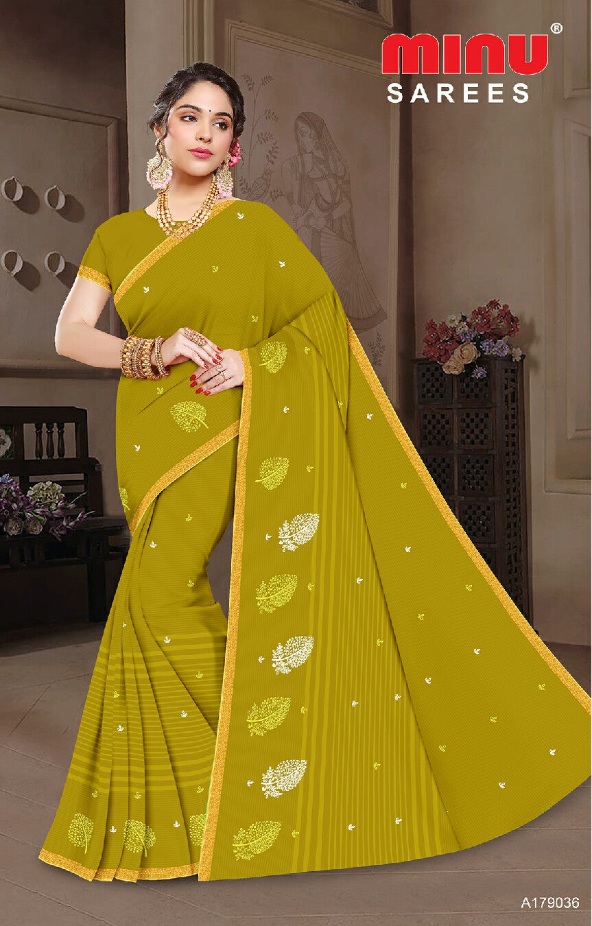 Embroidered Saree Shanaya EMB (Special Rate)(8P)