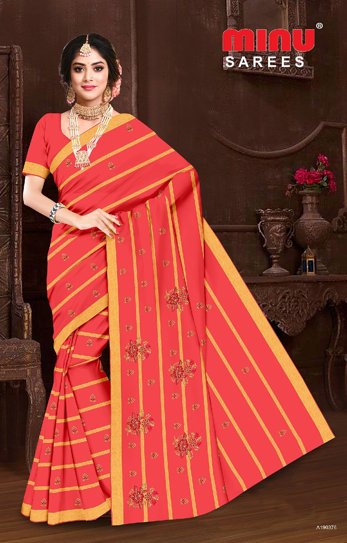 Simran EMB Saree (Special Rate) (8P)