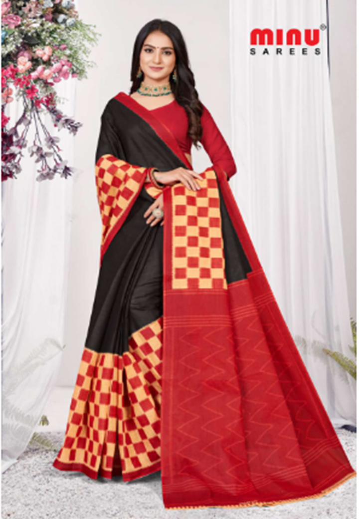 online printed saree for Durga puja at wholesale prices 