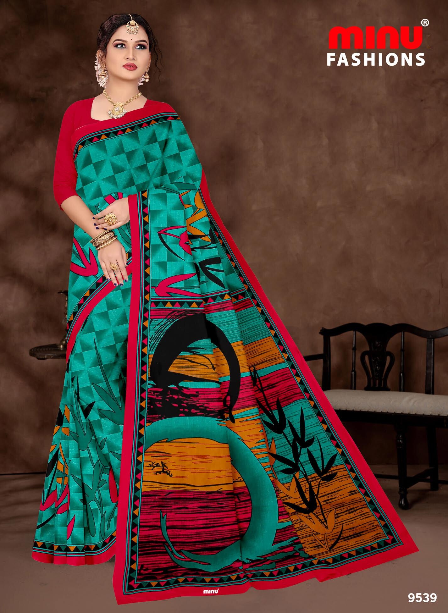 Sonar Bangla Saree (Special Rate) (10P)