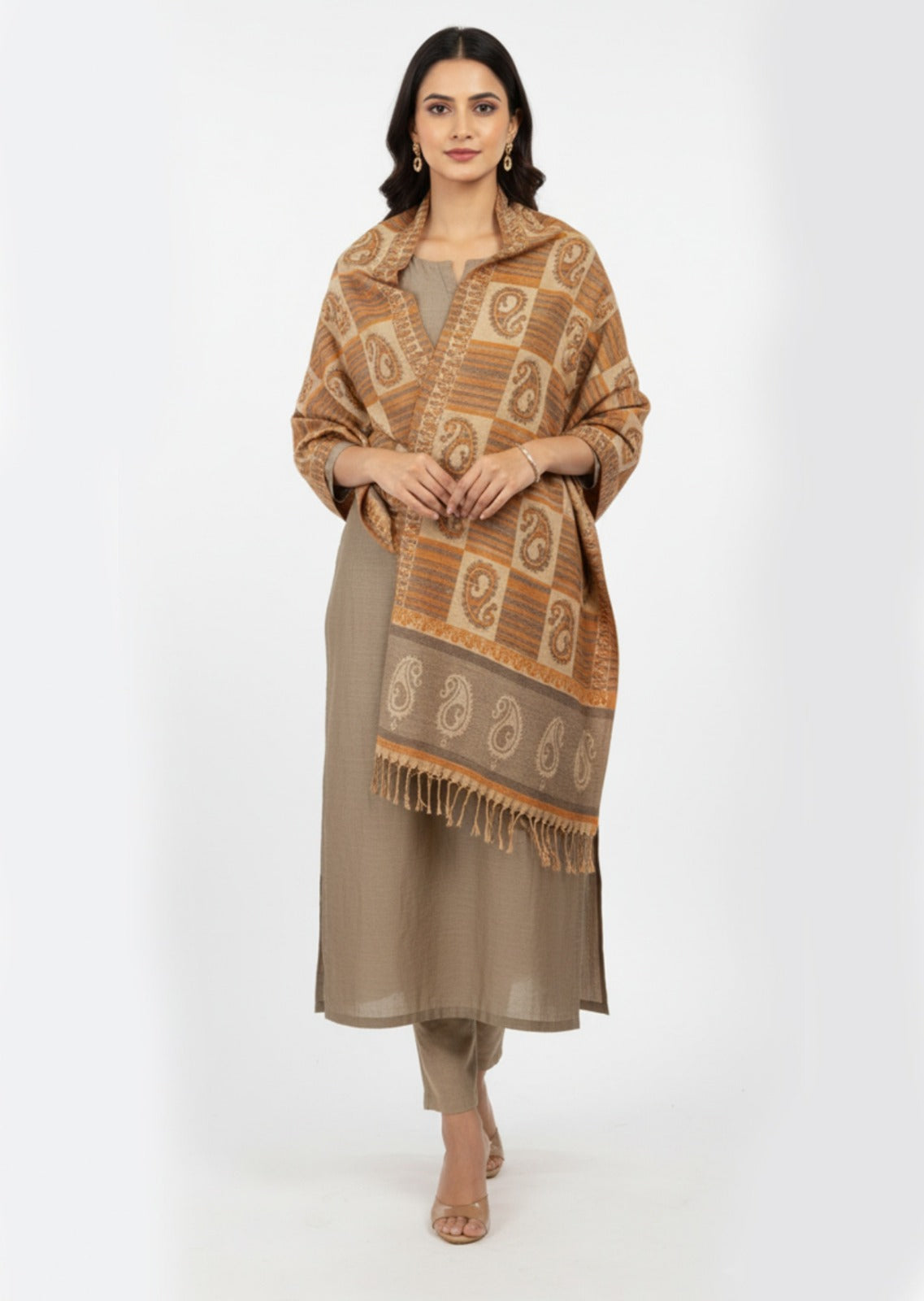 Woolen Designer Shawl Super Cool (Special Rate) - Assorted 10 Pcs Set