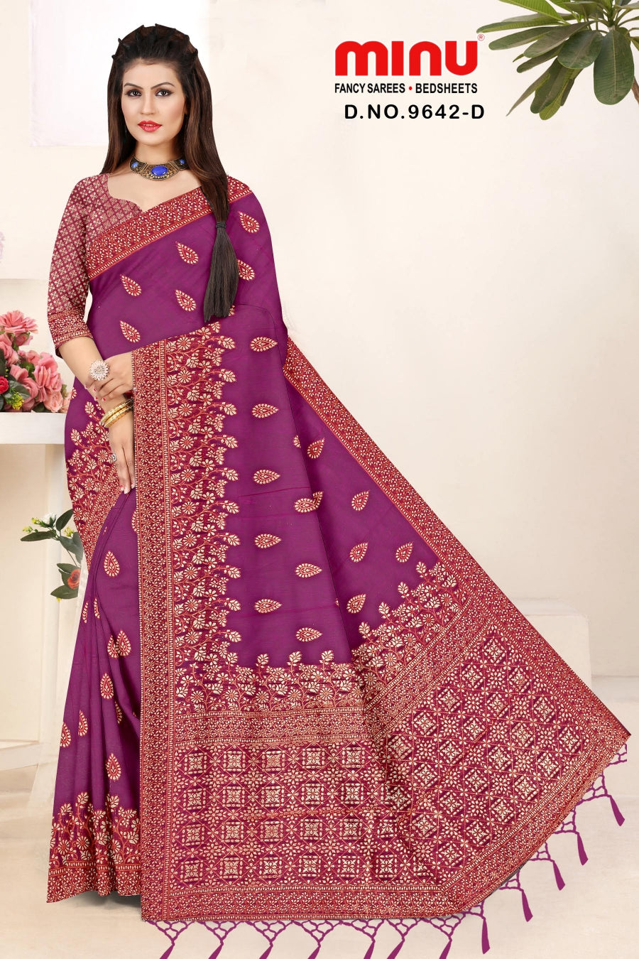 Fancy Saree- Thar 9642 (6P)