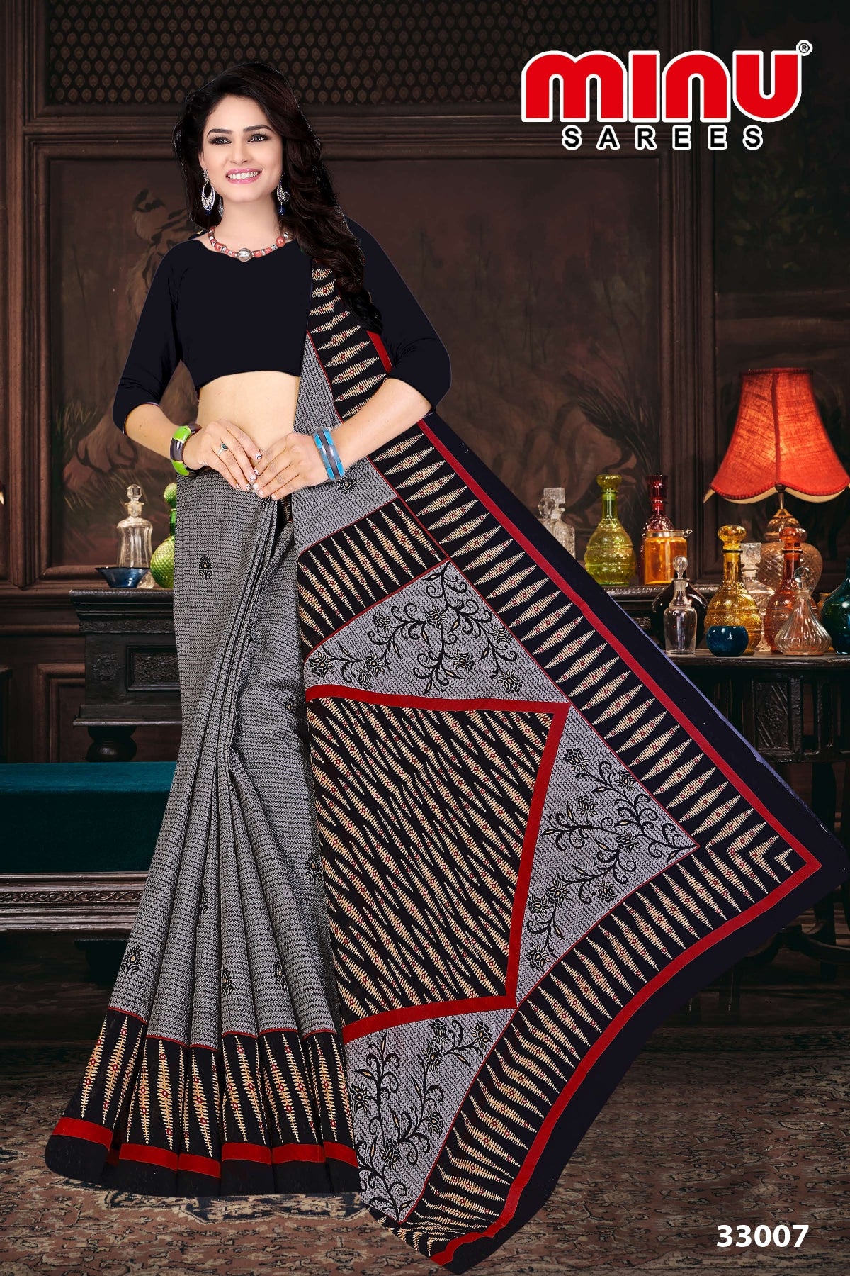 top-quality printed saree at low prices 
