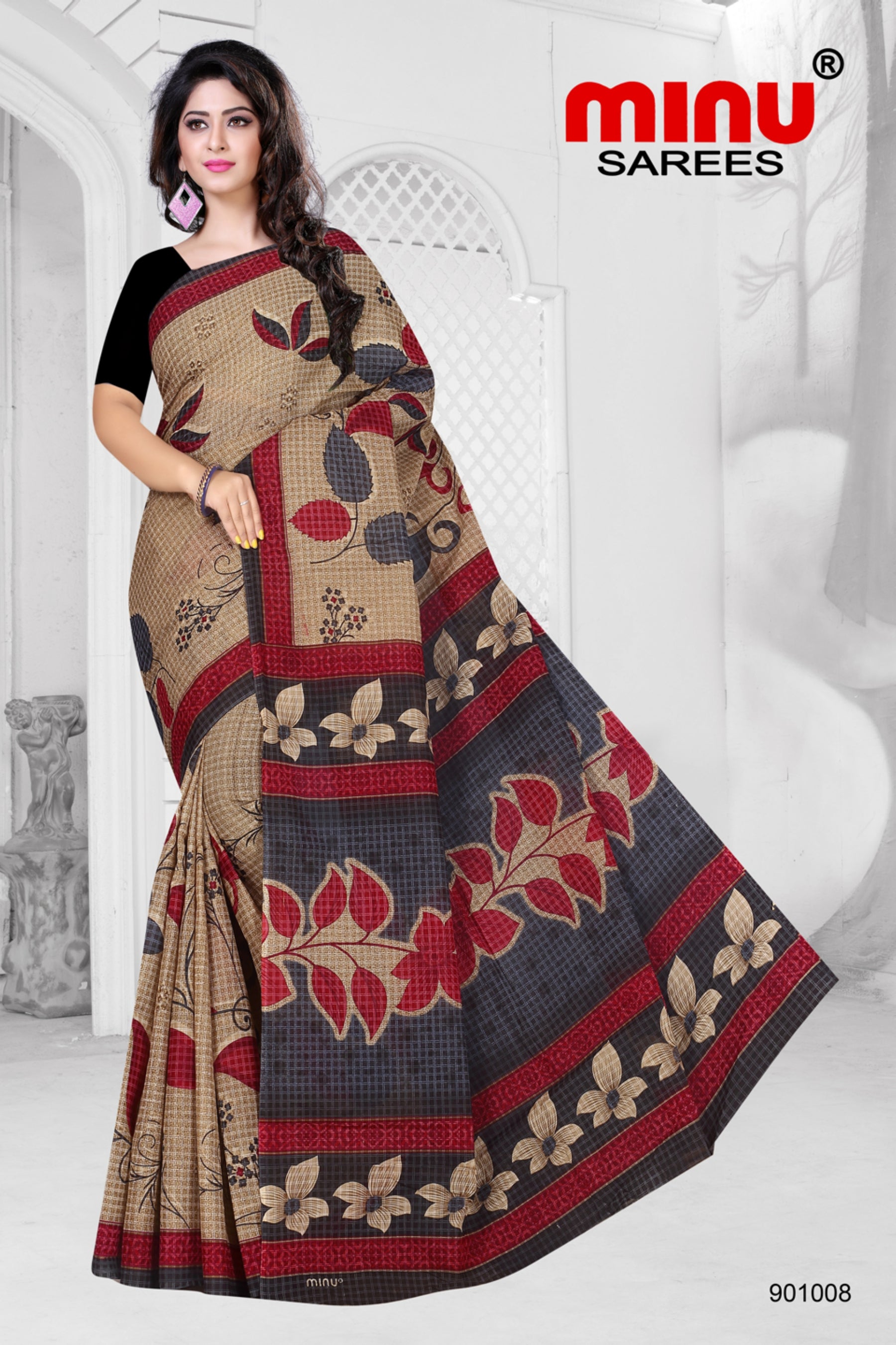 Color printed saree for sale online