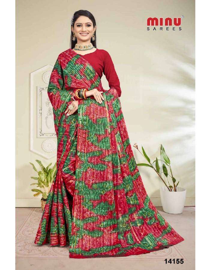 Stylish printed saree for retailers