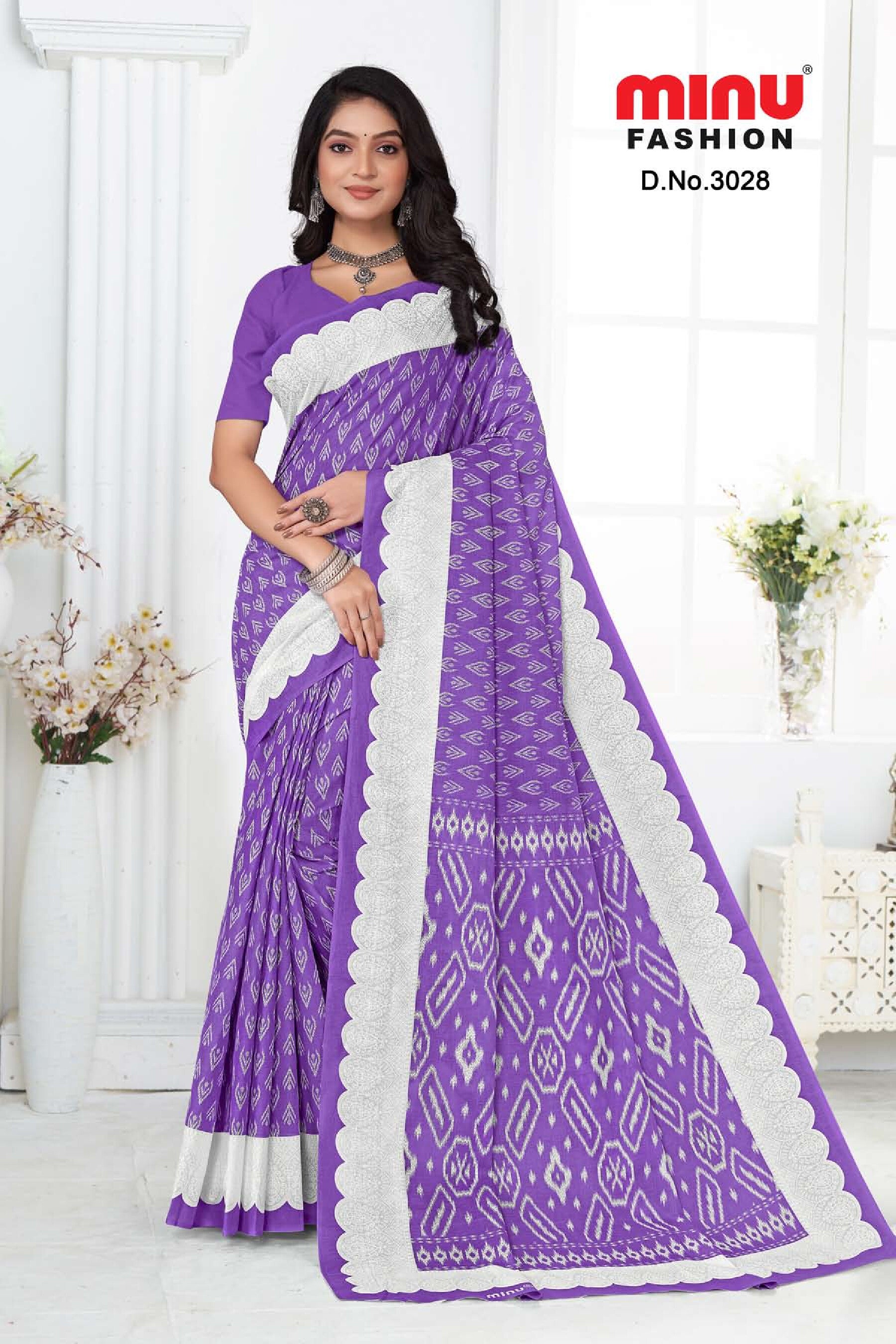 Cotton Saree- Yasmin (8P)