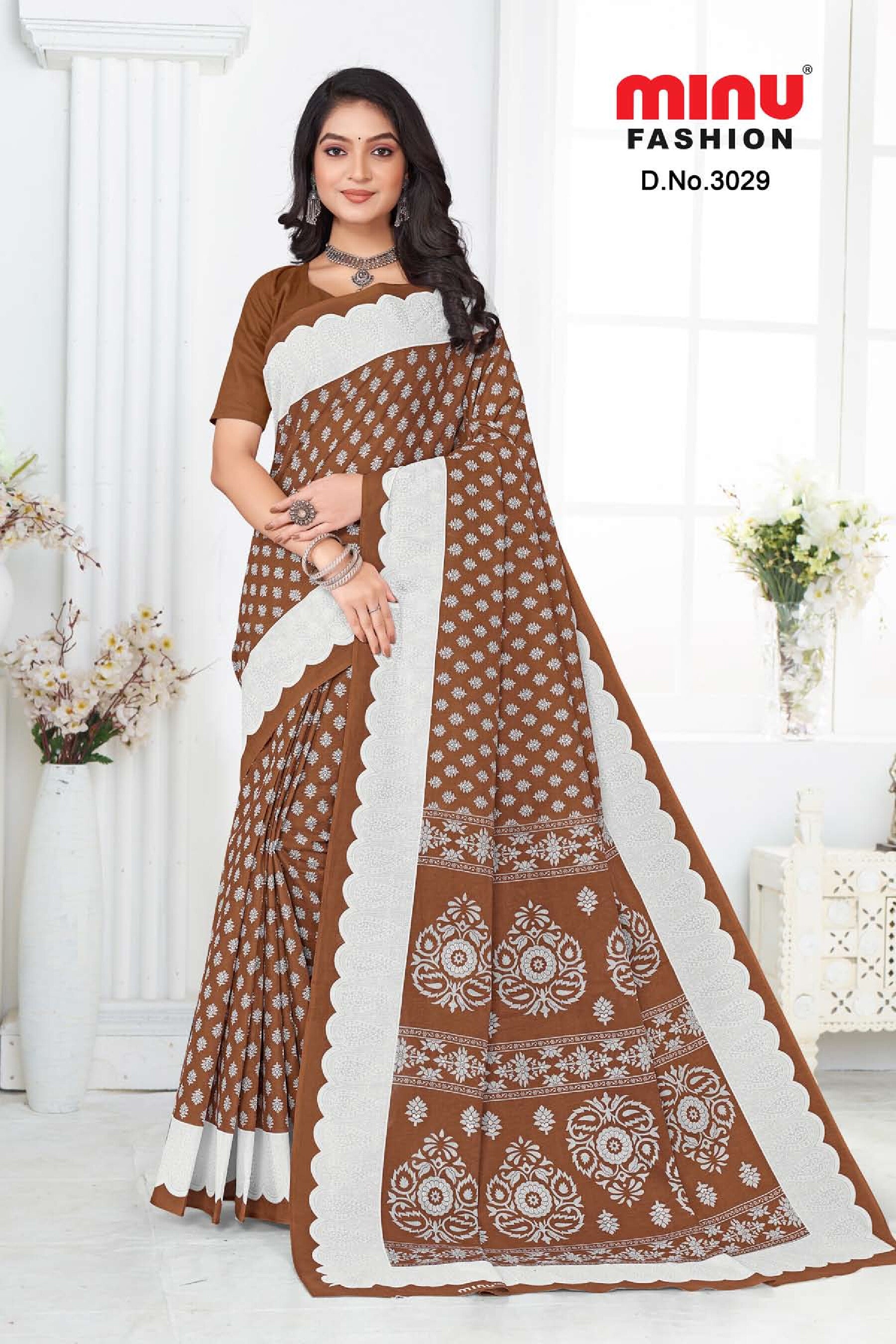 Cotton Saree- Yasmin (8P)