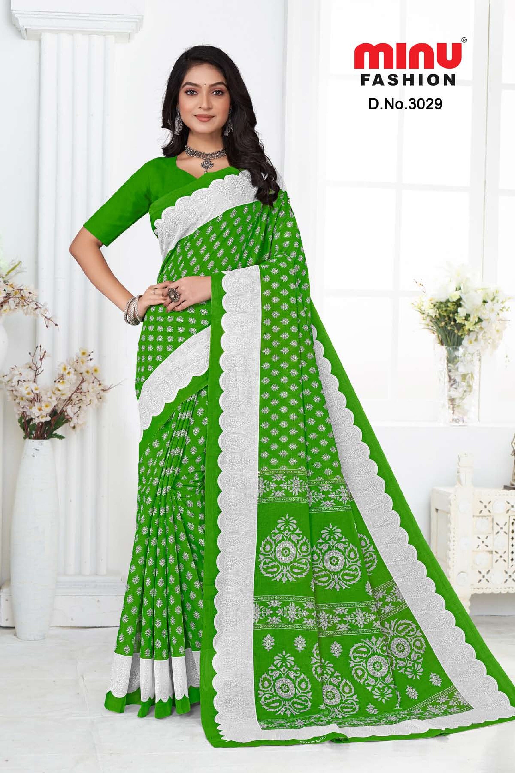 Cotton Saree- Yasmin (8P)