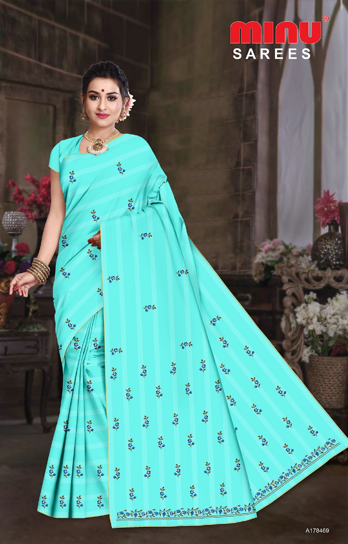 best offers on embroidery saree for wholesale online 