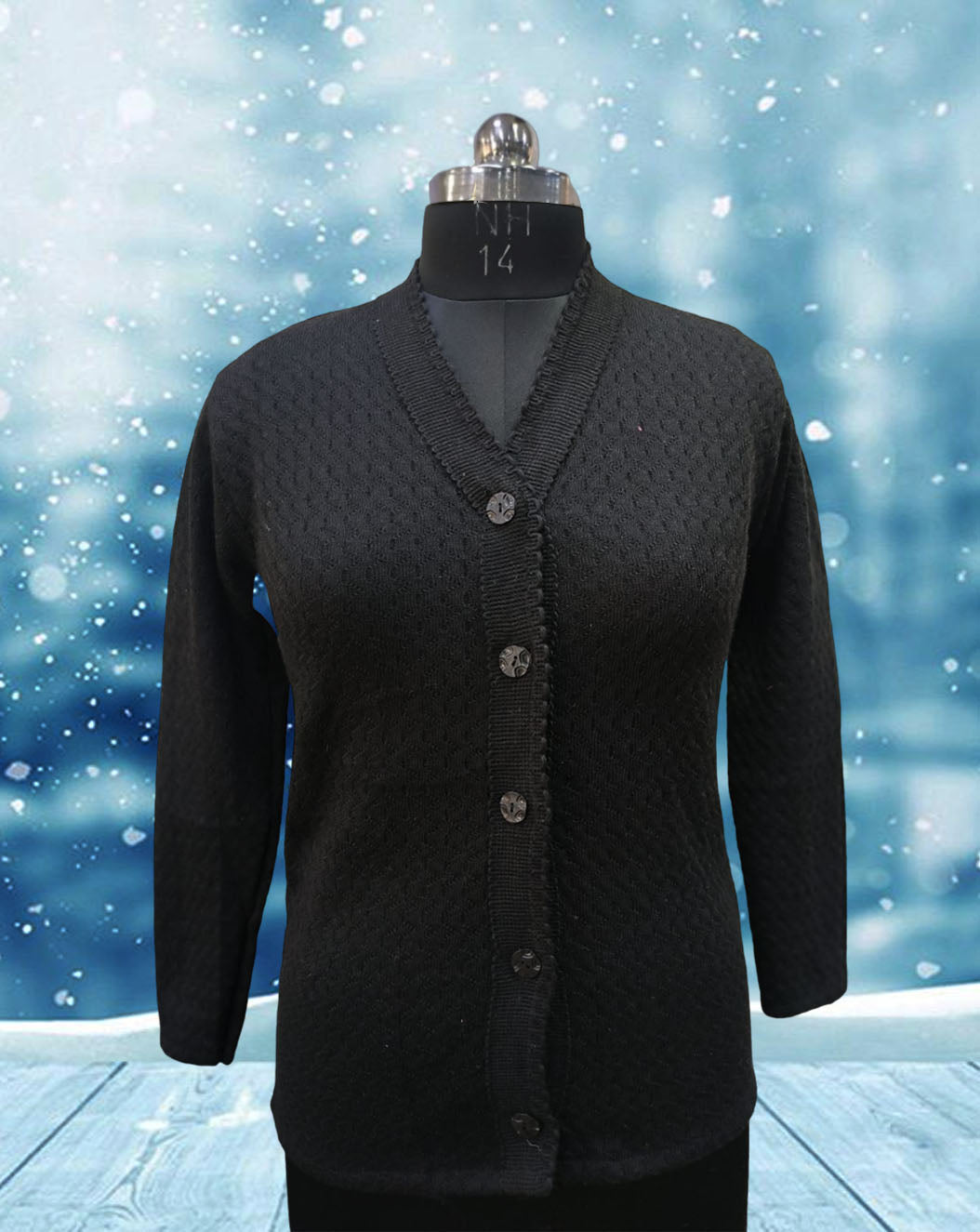 online image of black women sweater wholesale