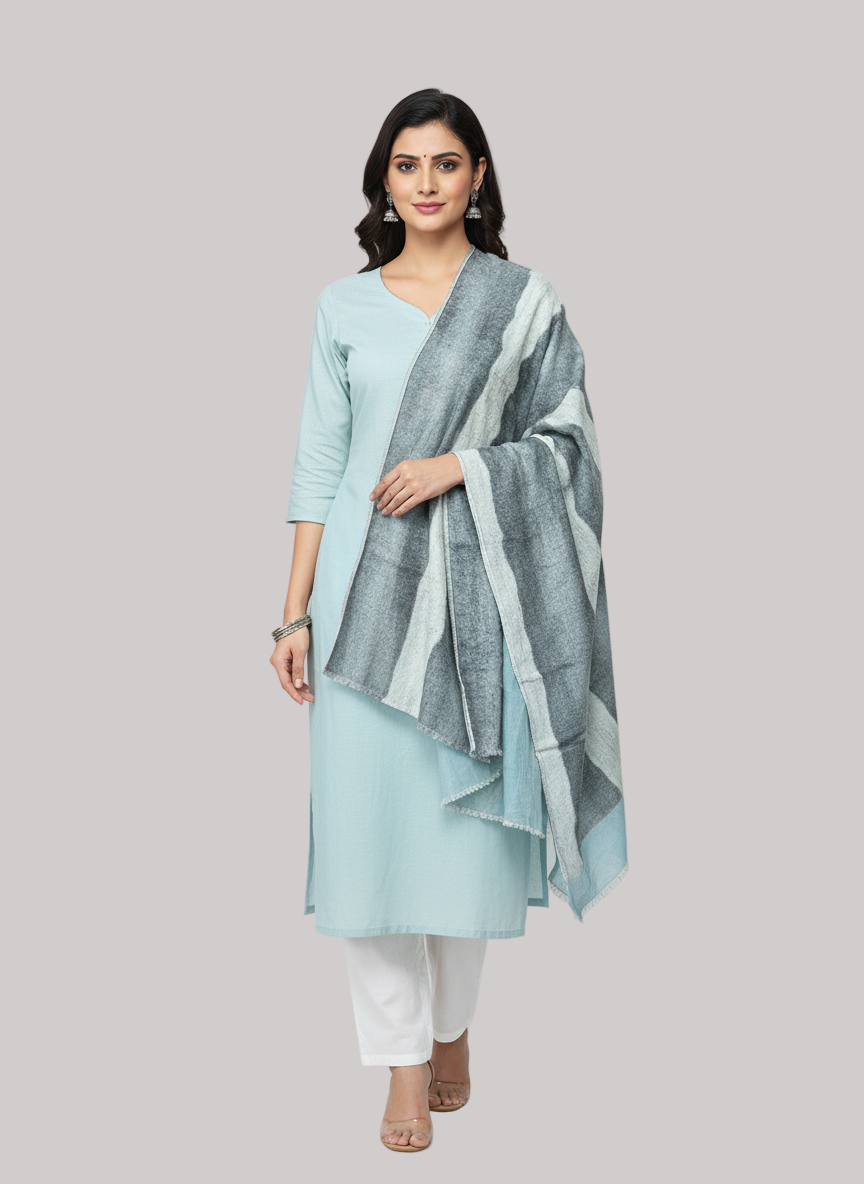 Woolen Designer Shawl Kashmira (Special Rate) - Assorted 10 Pcs Set