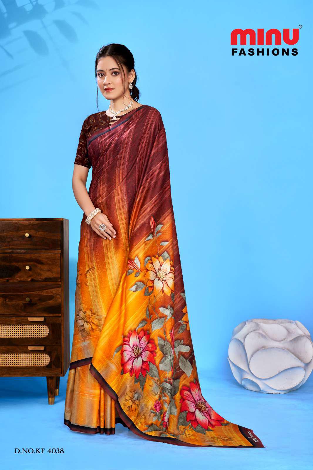 Ambersariya V-15 Saree (8pcs)