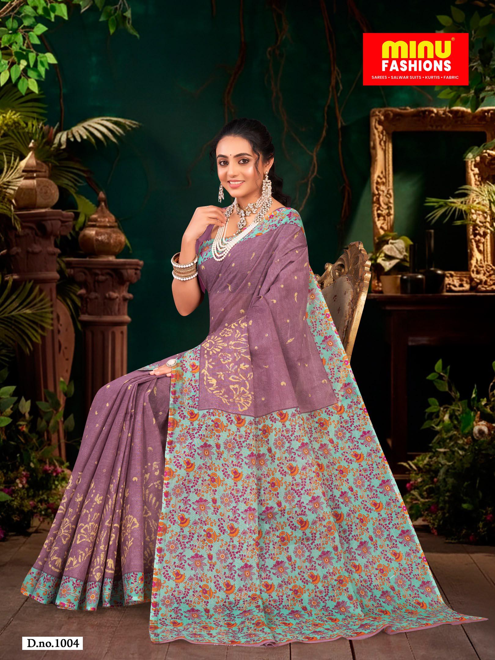 Printed Cotton Saree India Ka Fashion Vol 4