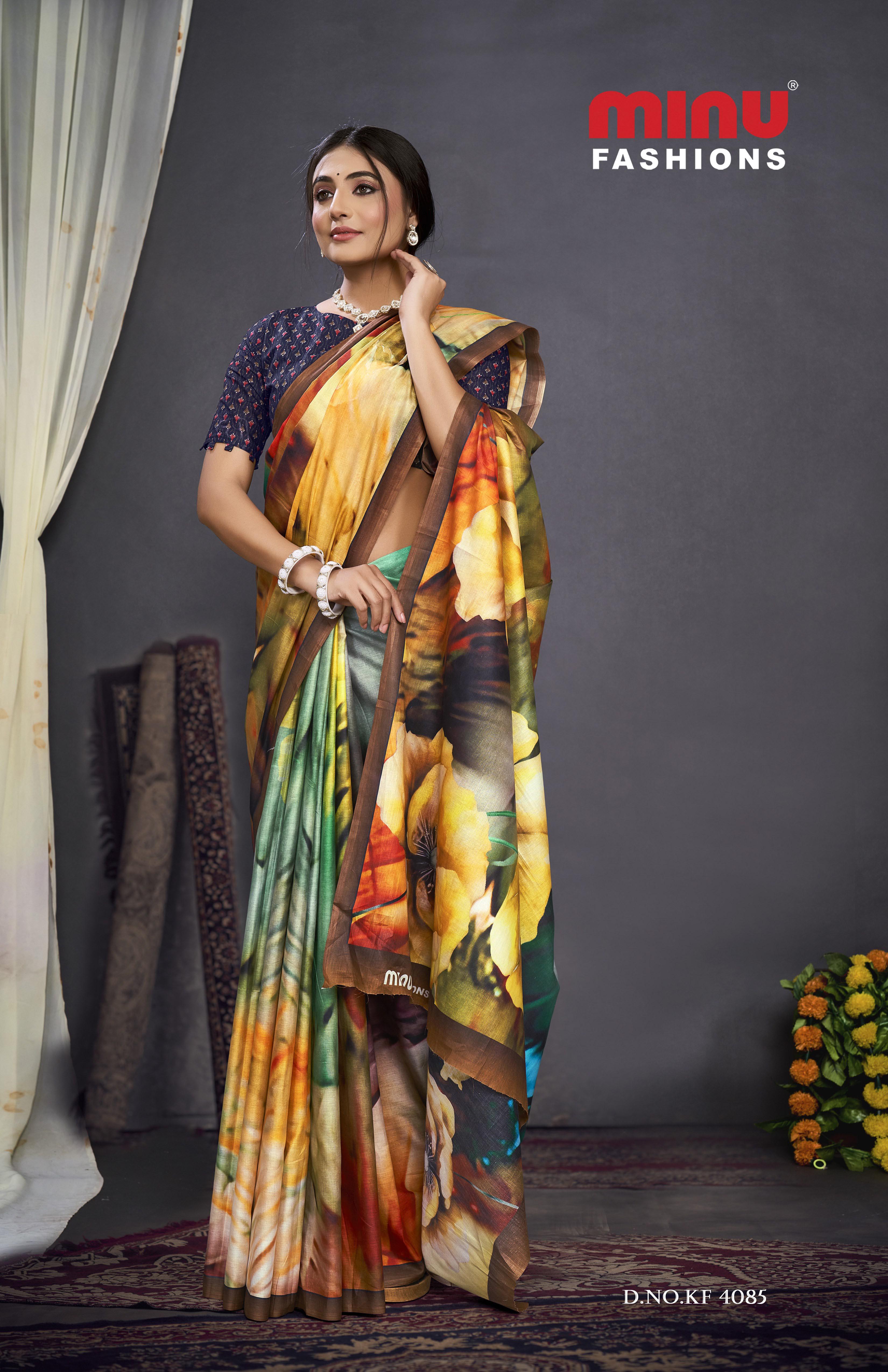 Ambersariya V-4 Saree (8pcs)