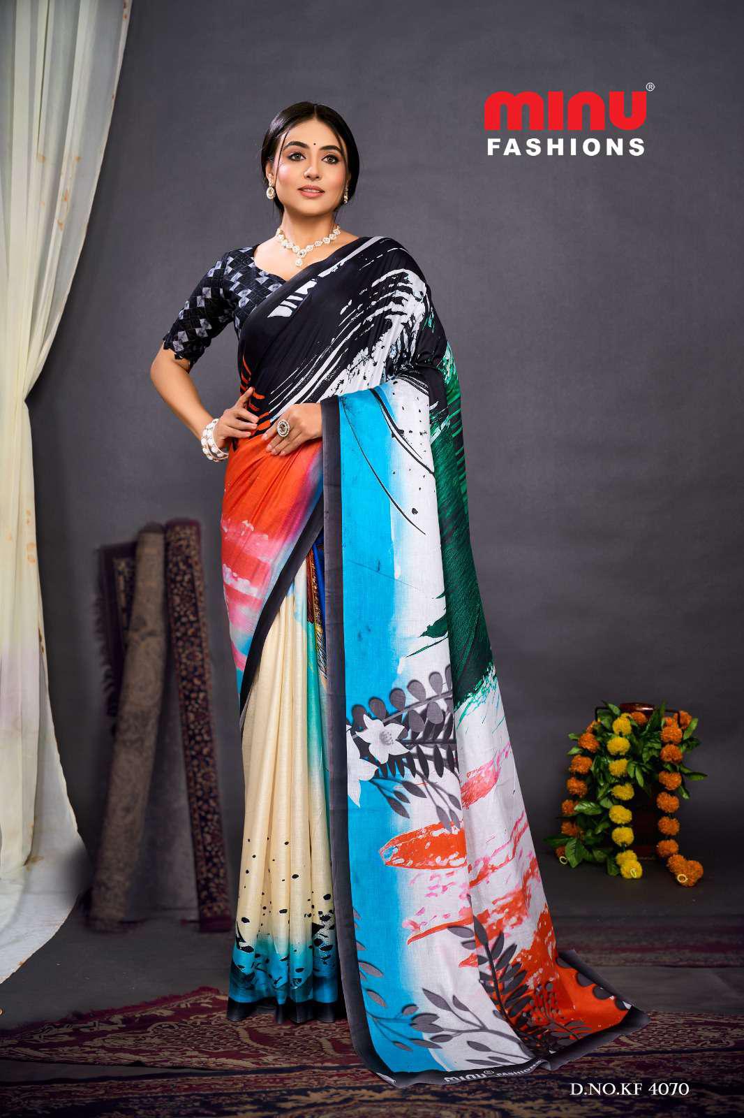 Ambersariya V-15 Saree (8pcs)