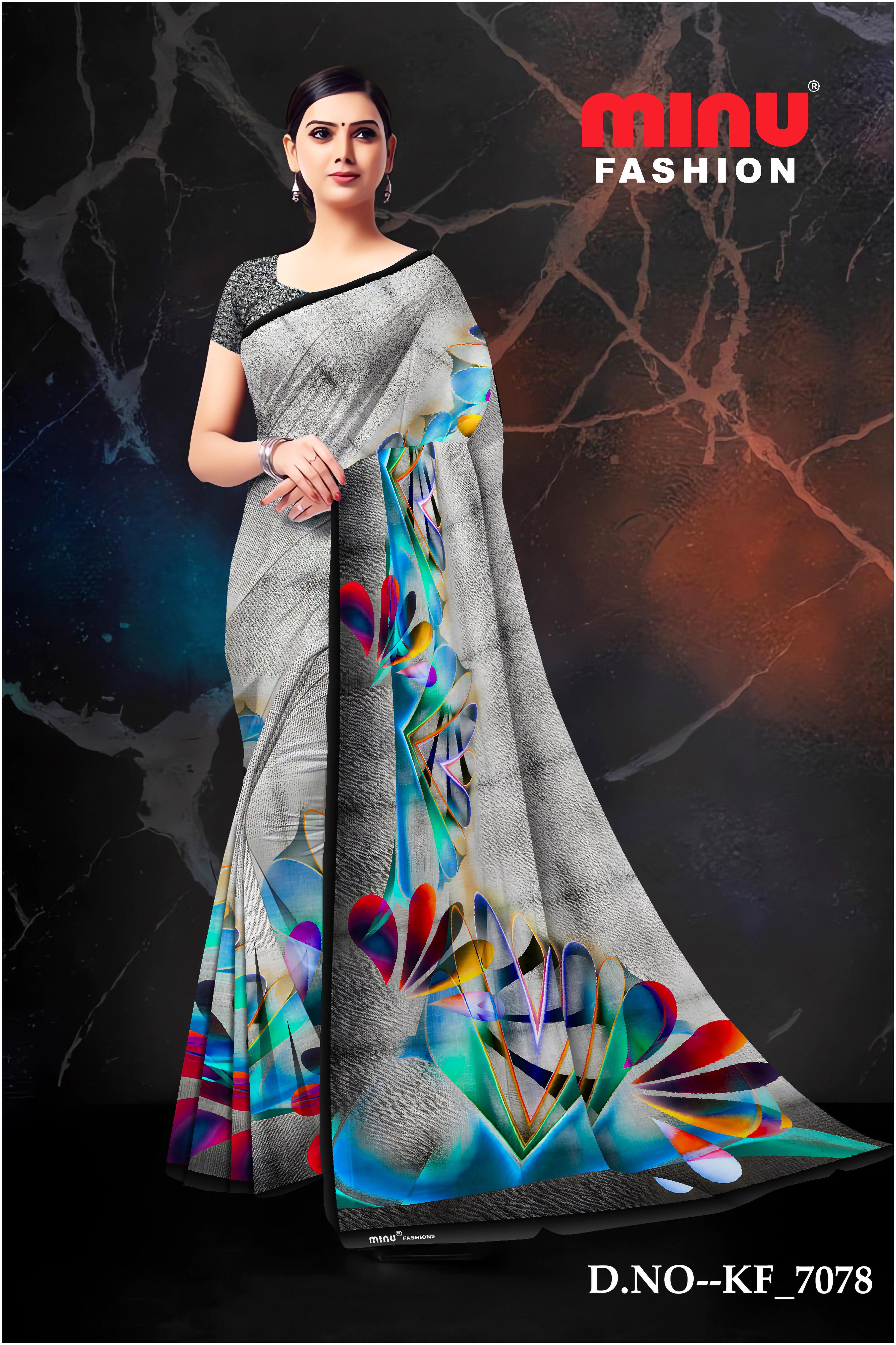 Ambersariya V-4 Saree (8pcs)