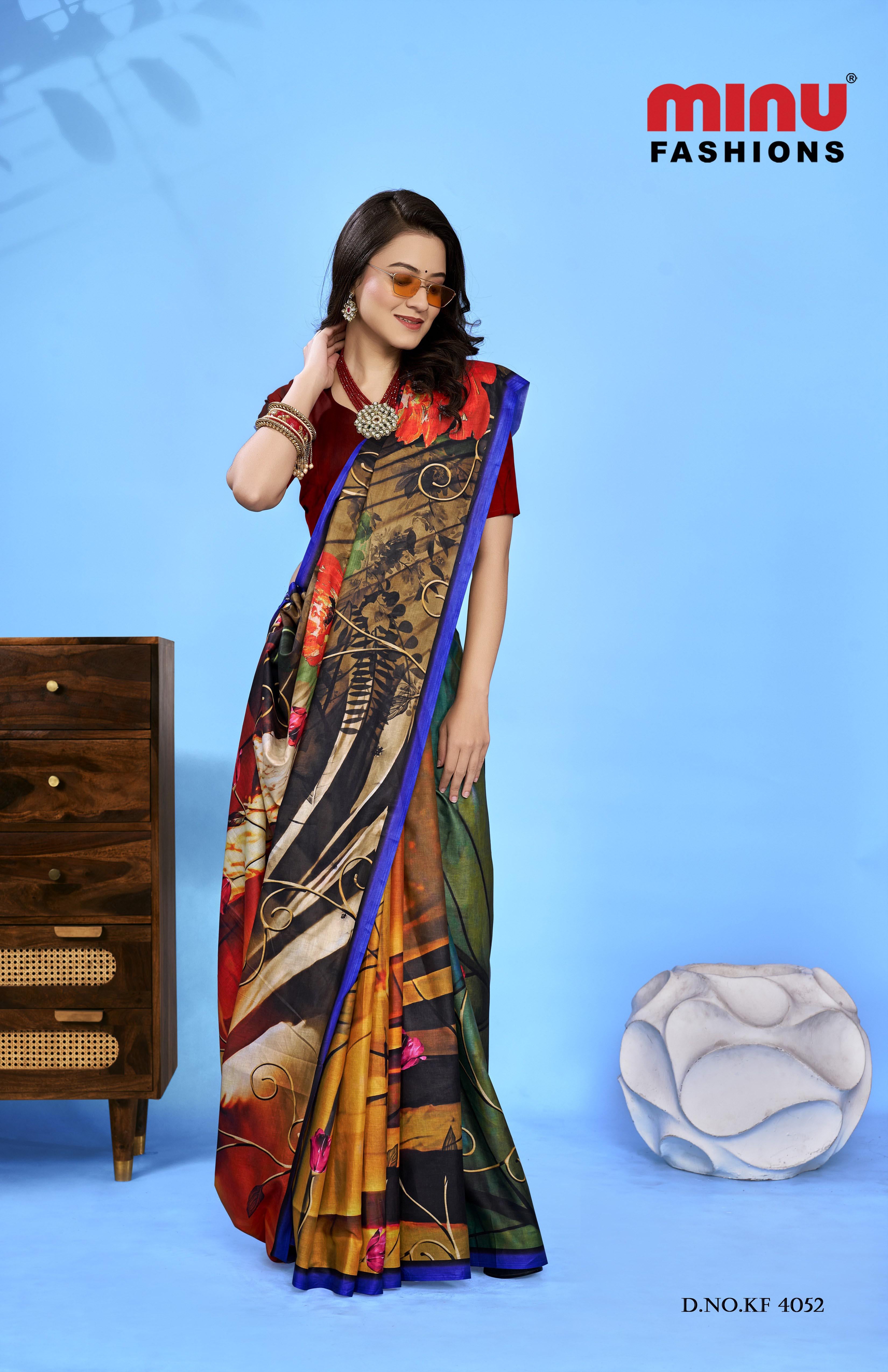 Ambersariya V-4 Saree (8pcs)