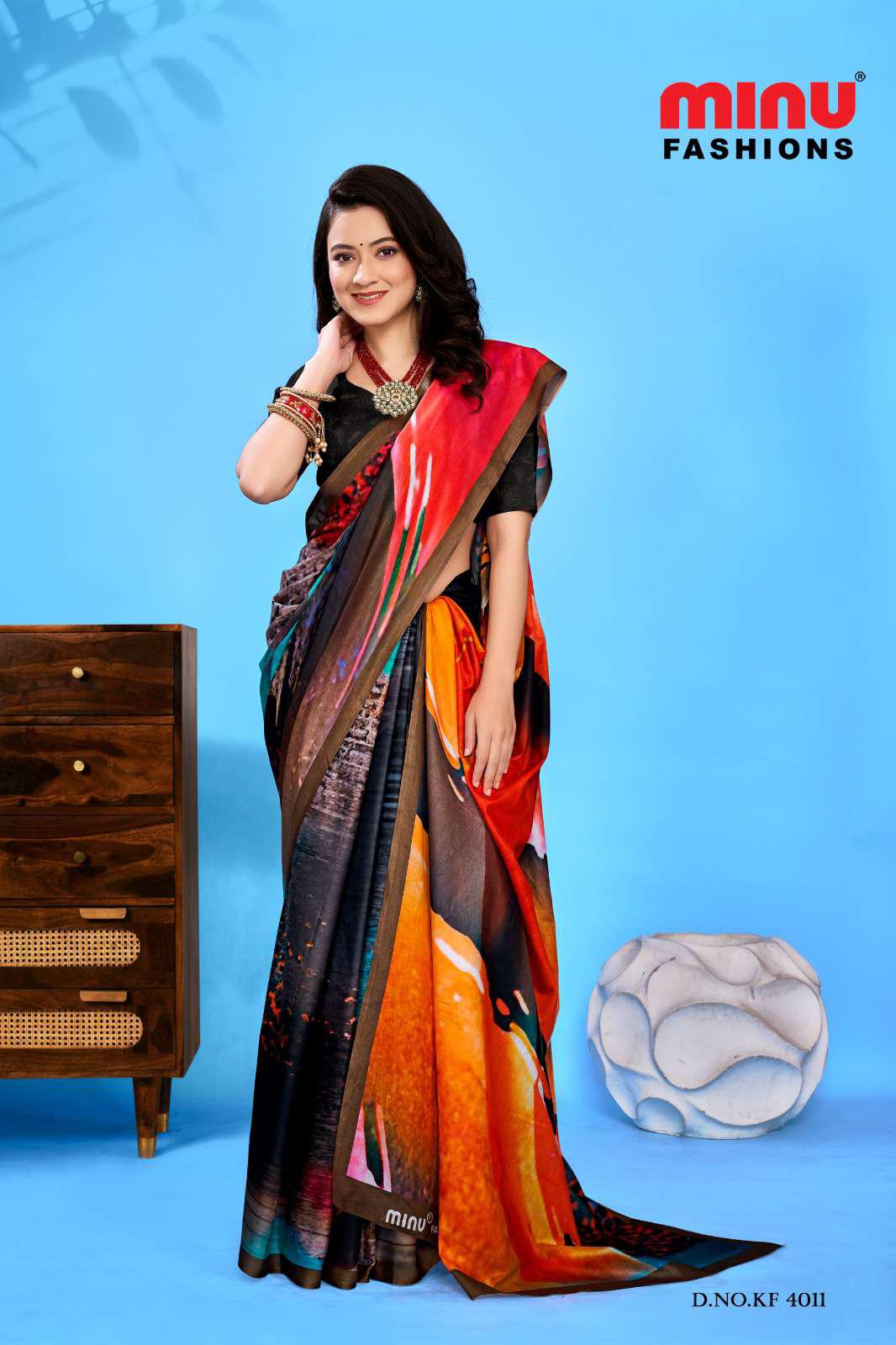 Ambersariya V-16 Saree (8pcs)